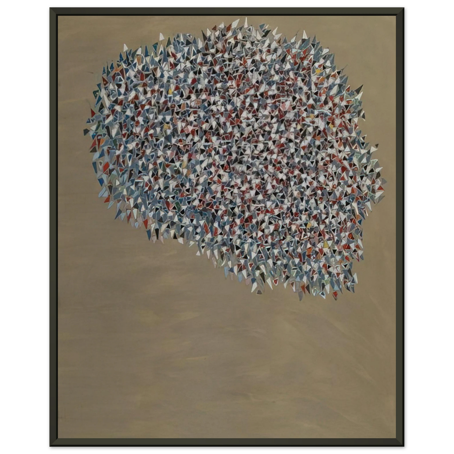 Robert Goodnough Untitled 1980 Framed Art Print - Aluminum Frame - 70x100 cm / 28x40 inches