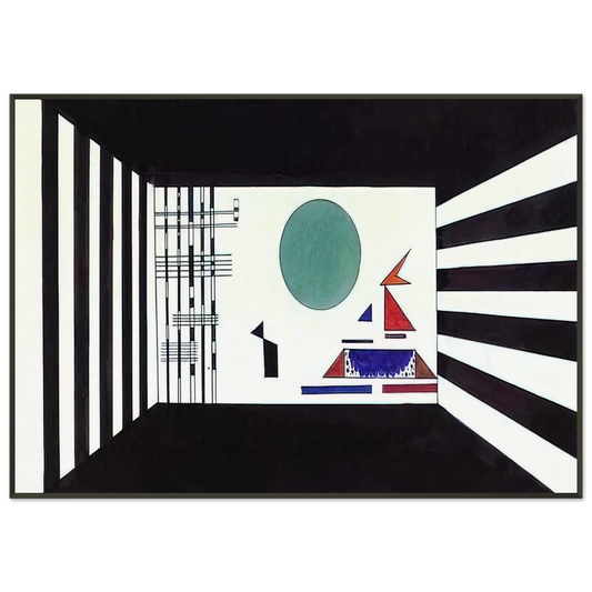 Wassily Kandinsky  NOTDETECTED189367 Framed Art Print  - Aluminum Frame - 21x29.7 cm / 8x12"