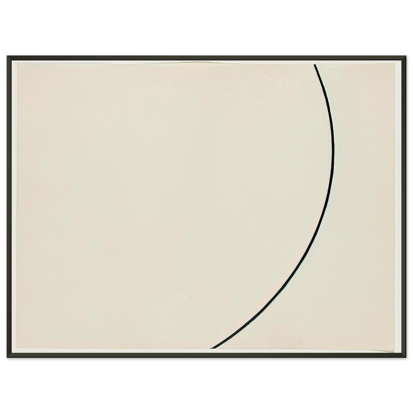 Ellsworth Kelly Curve Framed Art Print - Aluminum Frame - 60x80 cm / 24x32 inches