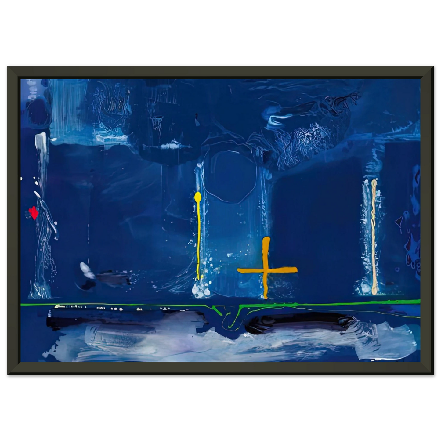 Helen Frankenthaler Sister Sky 1991 Framed Art Print - Aluminum Frame - 70x100 cm / 28x40 inches