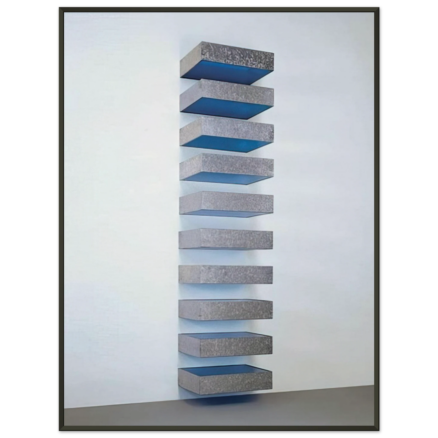 Donald Judd Untitled 7741 Bernstein 1977 Framed Art Print - Aluminum Frame - 60x80 cm / 24x32 inches