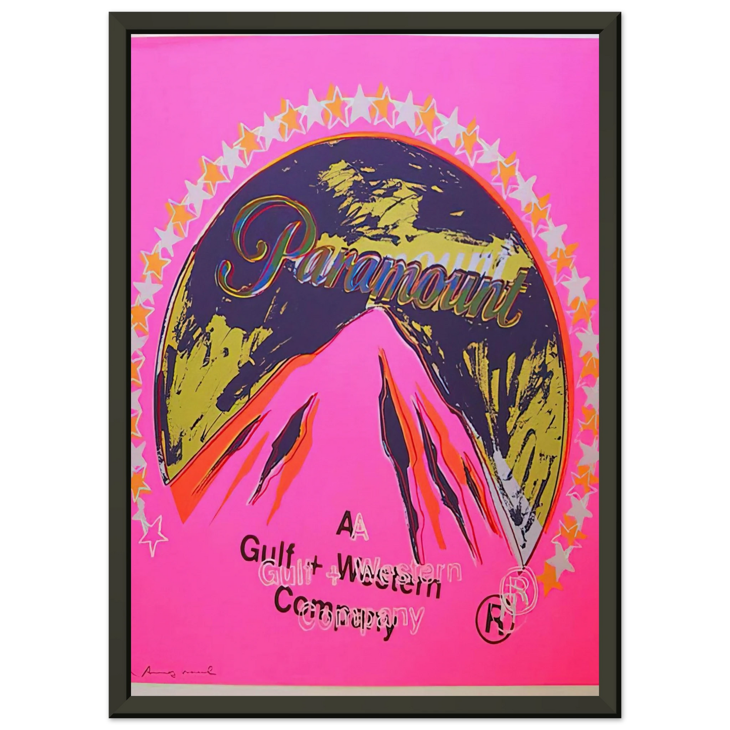 Andy Warhol Paramount Framed Art Print - Aluminum Frame - 60x80 cm / 24x32 inches