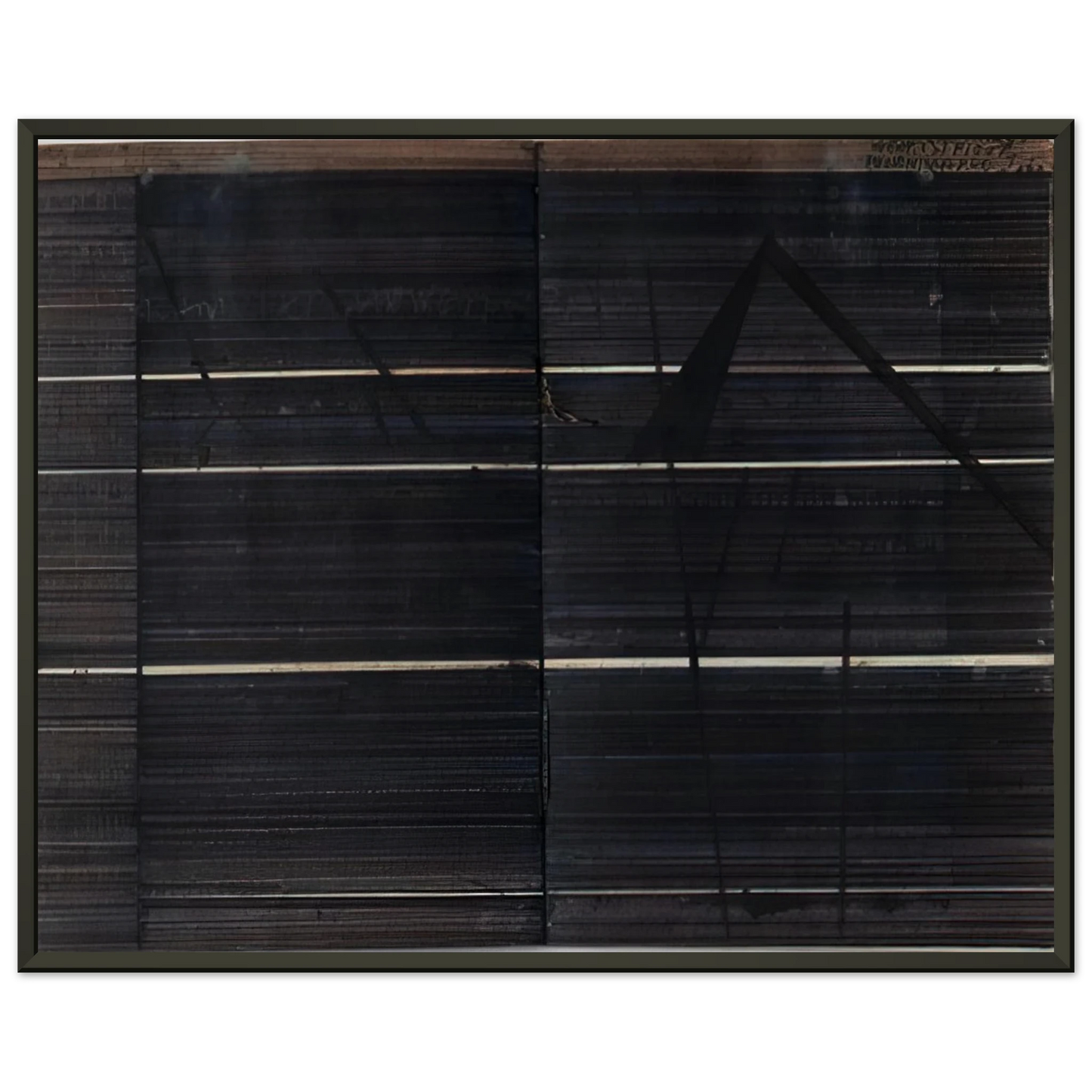 Nasreen Mohamedi Diary pages Minimalism Framed Art Print - Aluminum Frame - 40x50 cm / 16x20 inches