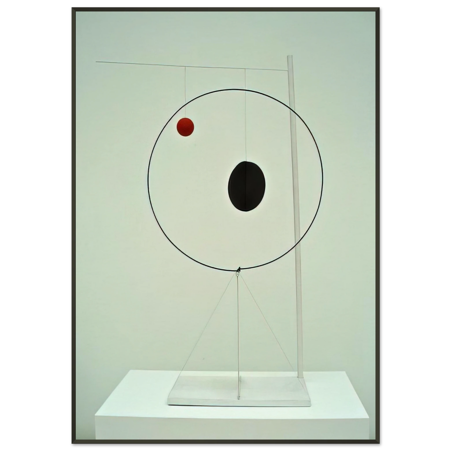 Alexander Calder OBJECT WITH RED BALL 1931 Framed Art Print - Aluminum Frame - 21x29.7 cm / 8x12"