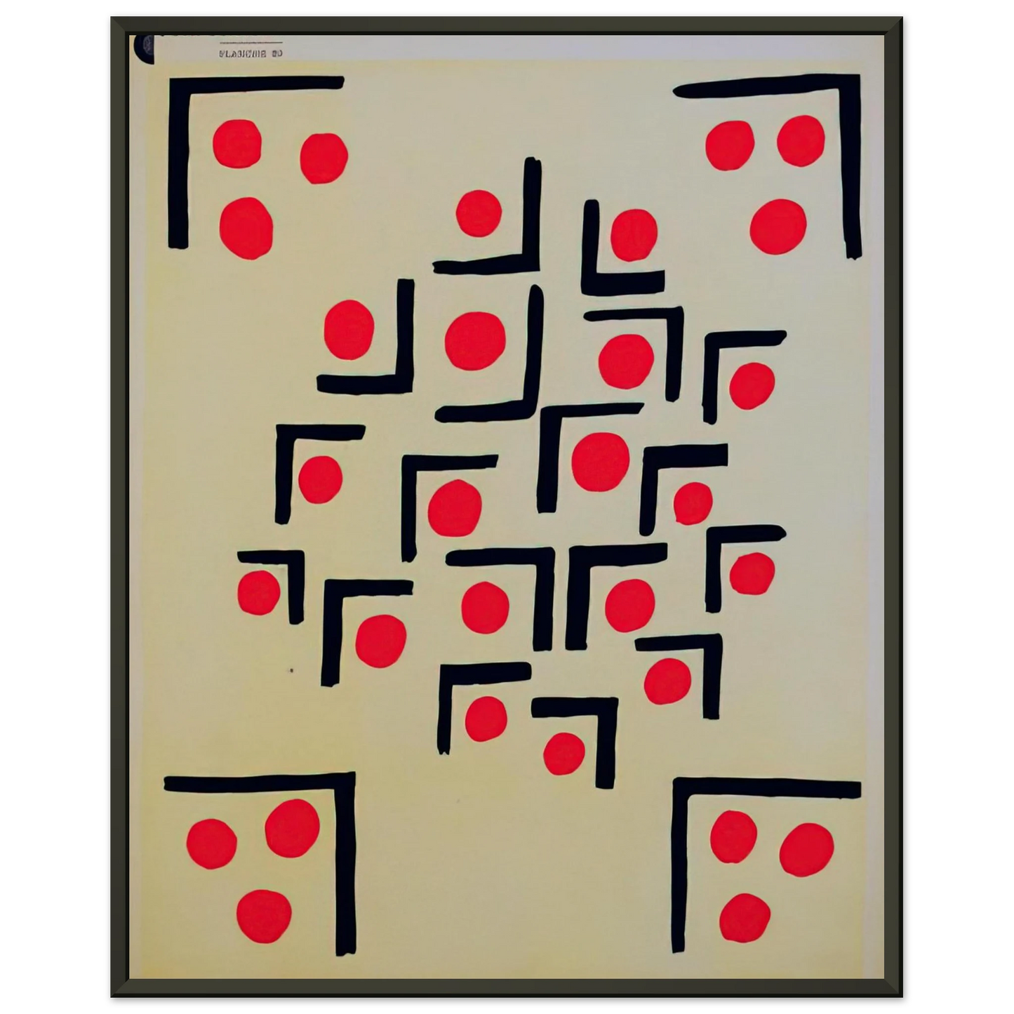 Sonia Delaunay COMPOSITION 29 Framed Art Print - Aluminum Frame - 70x100 cm / 28x40 inches
