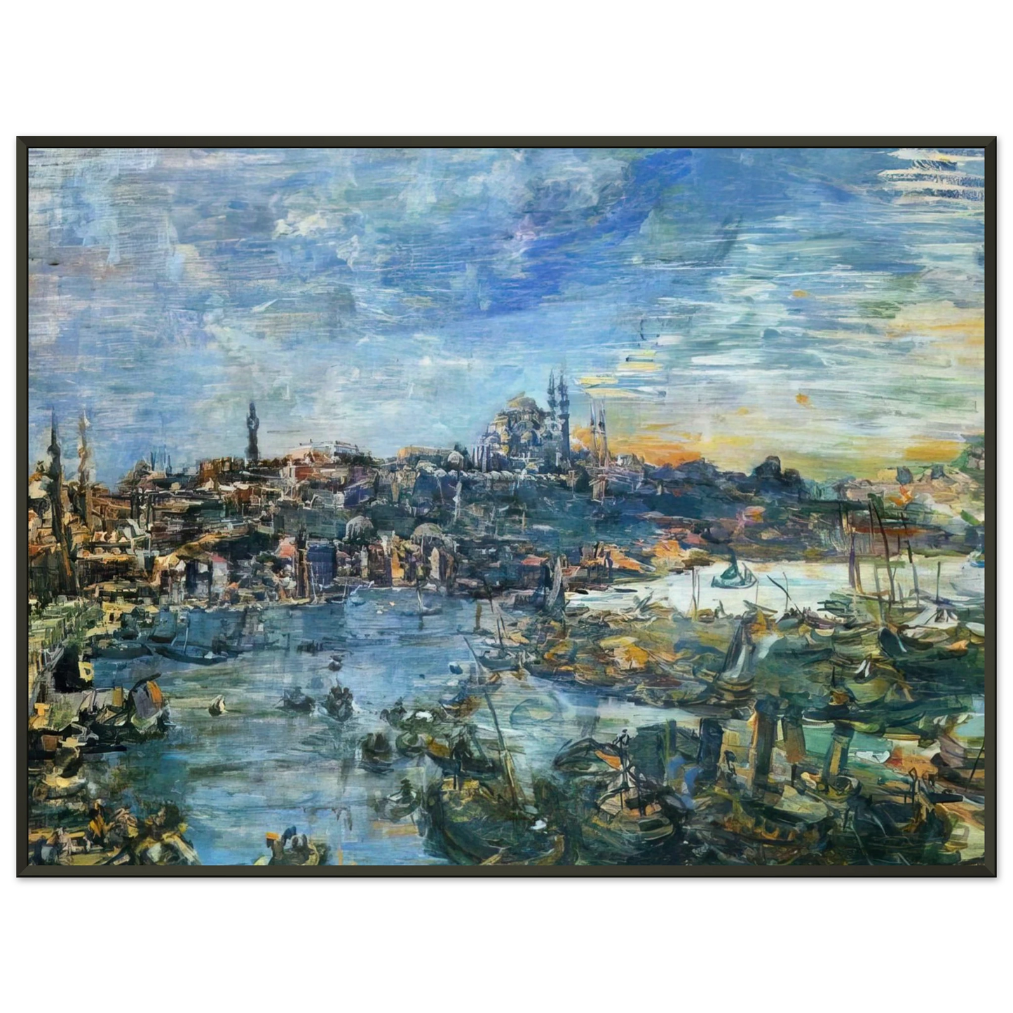 OSKAR KOKOSCHKA NOTDETECTED235883 Framed Art Print - Aluminum Frame - 40x50 cm / 16x20 inches