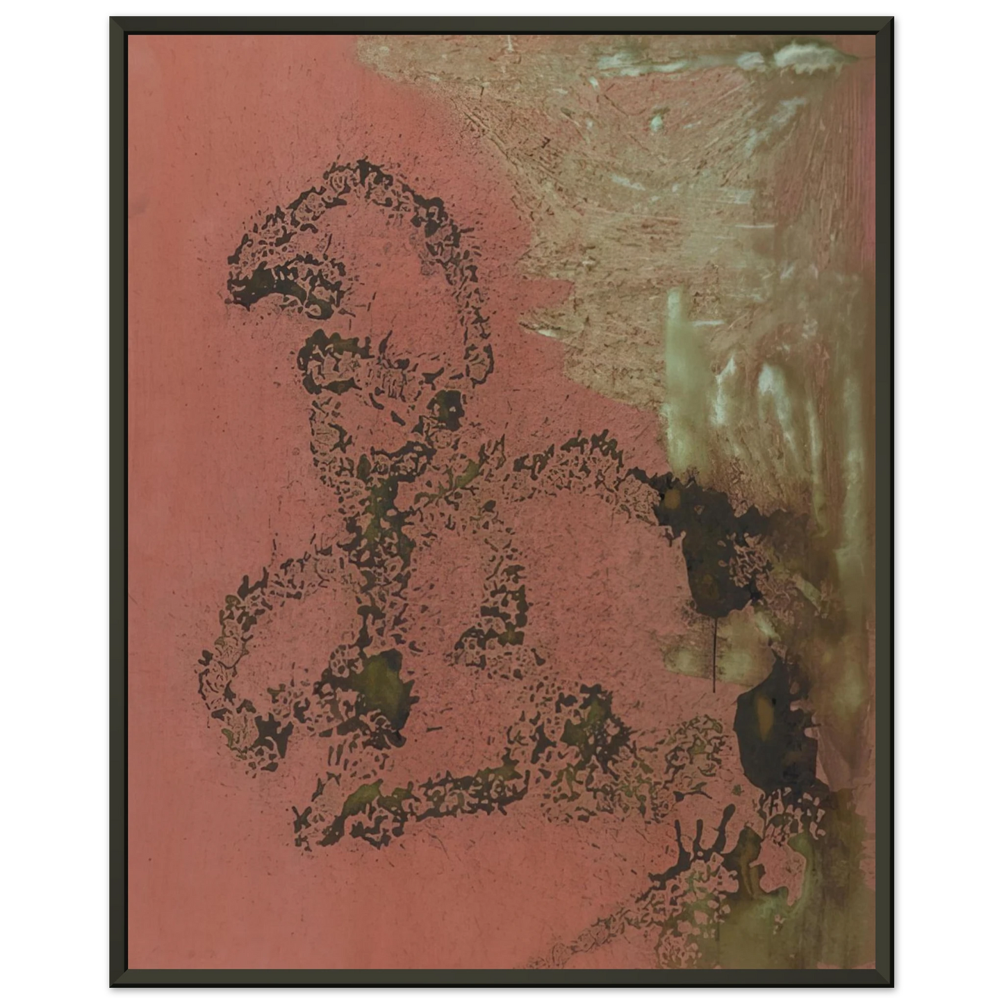 Andy Warhol Oxidation Painting Framed Art Print - Aluminum Frame - 40x50 cm / 16x20 inches