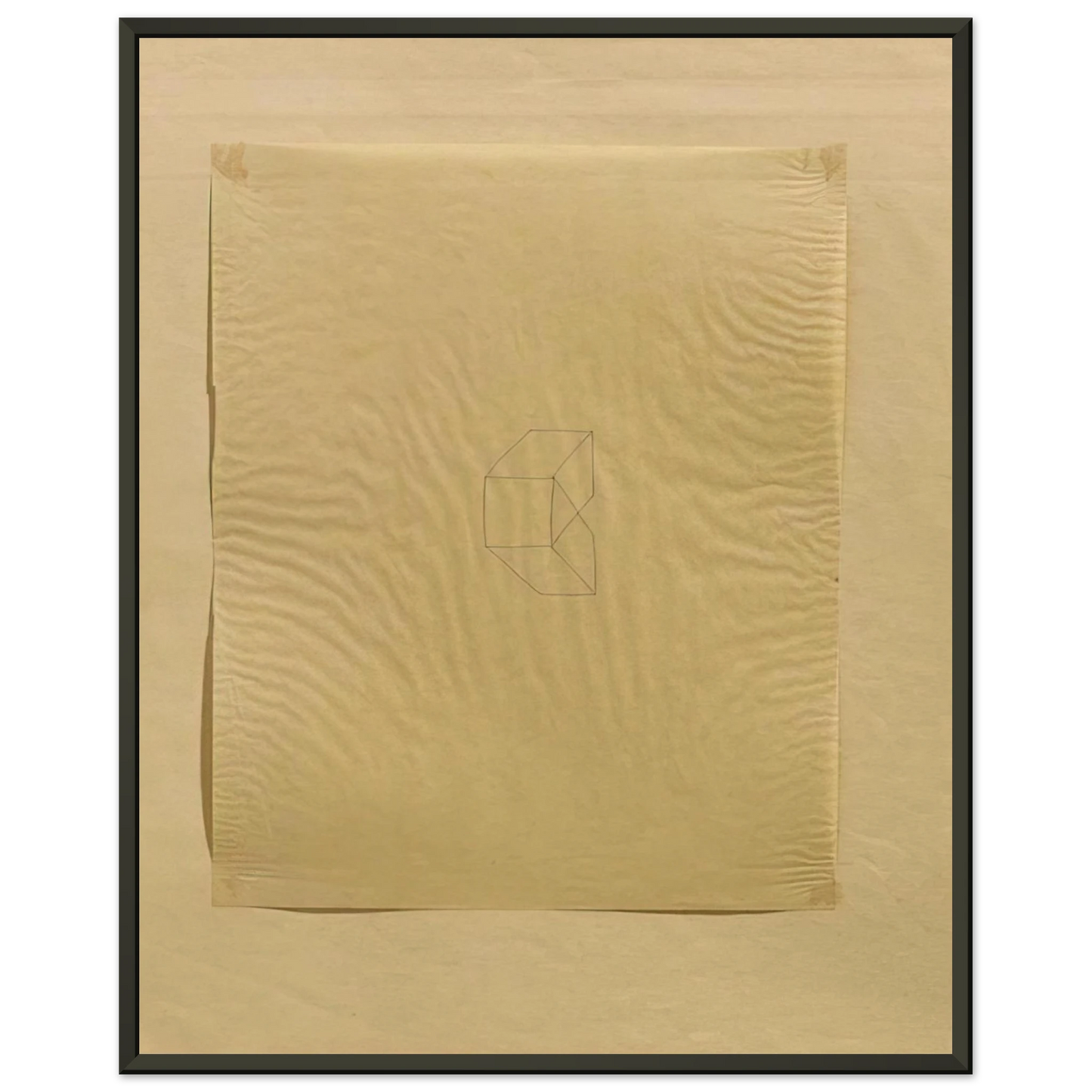 Alighiero Boetti MA COSA FAI MA COSA DICI 1972 Framed Art Print - Aluminum Frame - 40x50 cm / 16x20 inches