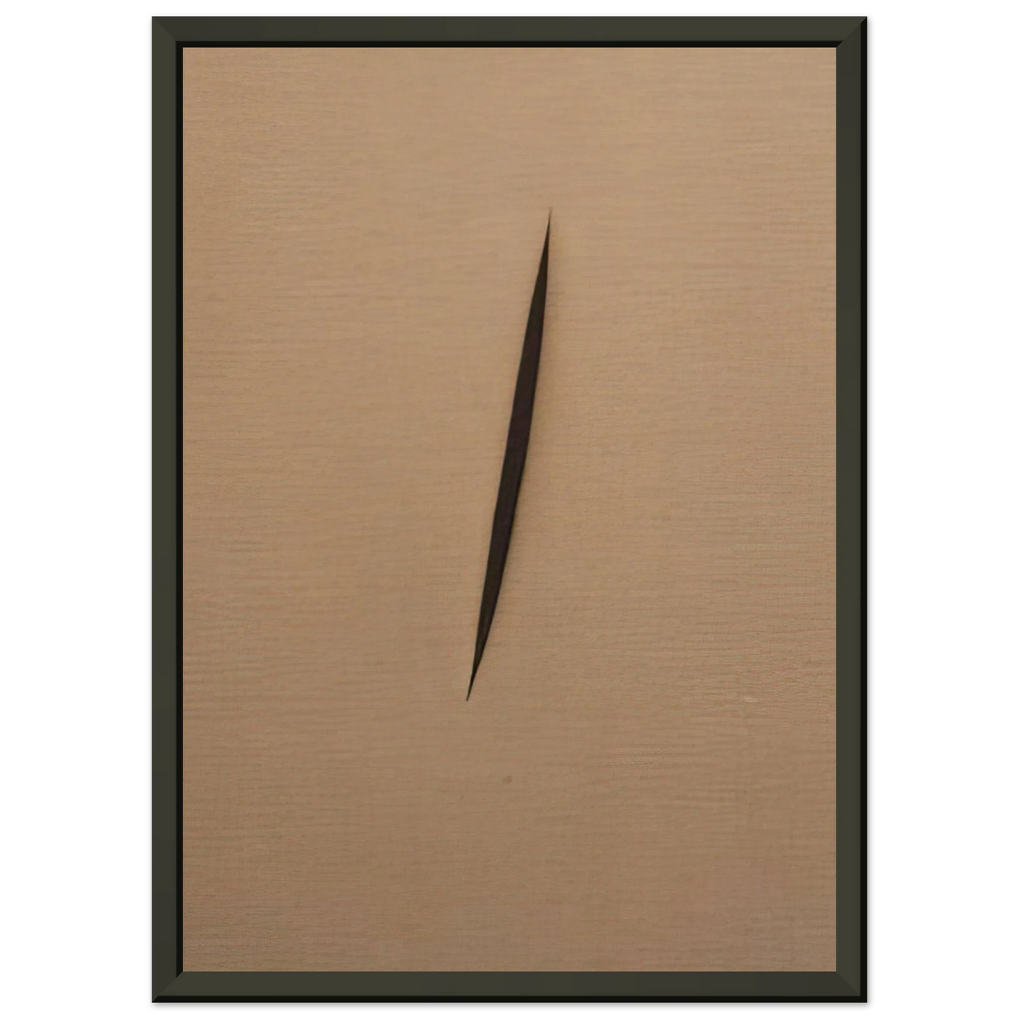 Lucio Fontana Concept Spatiale 1960 Framed Art Print - Aluminum Frame - 40x50 cm / 16x20 inches