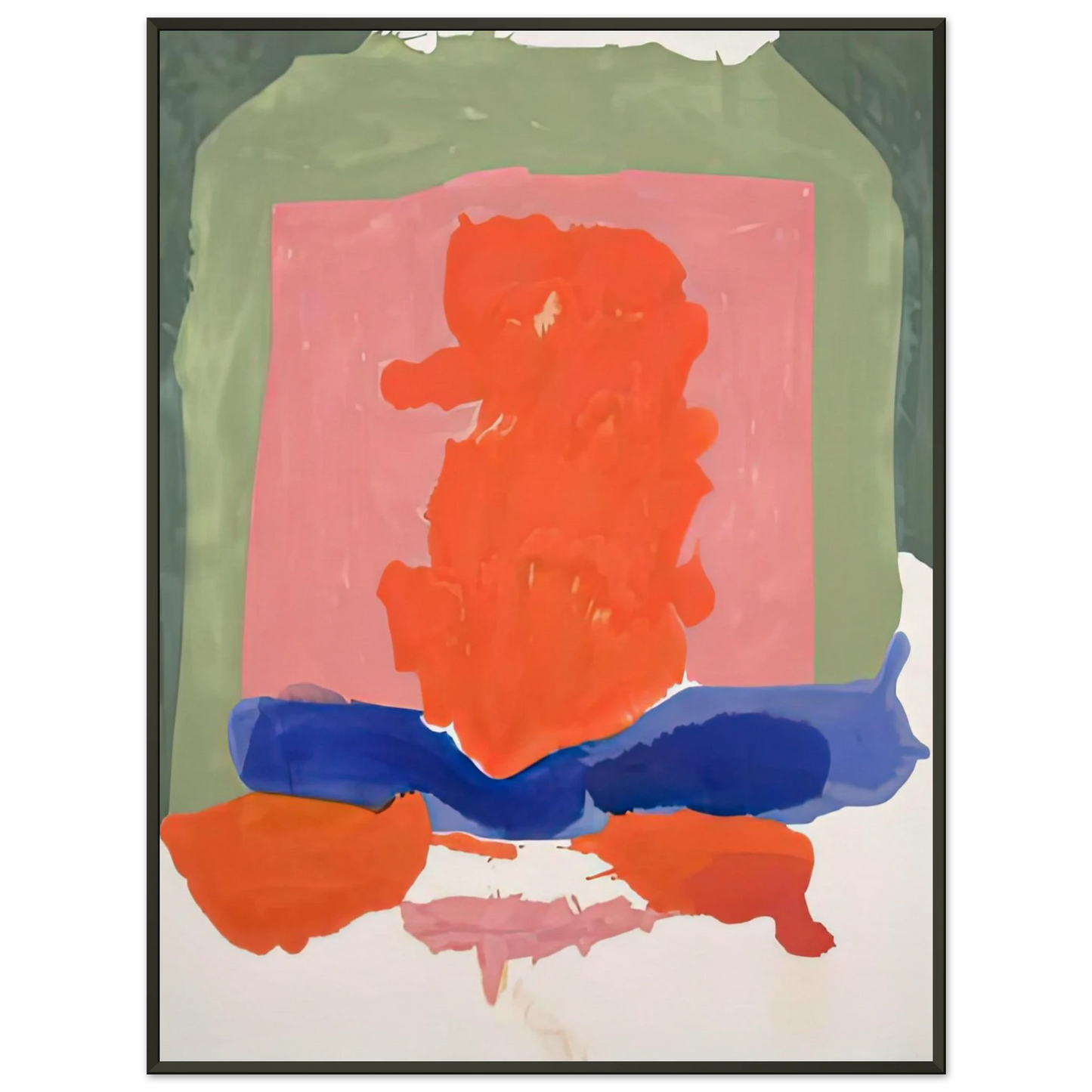 Helen Frankenthaler Smalls Paradise 1964 Framed Art Print - Aluminum Frame - 40x50 cm / 16x20 inches