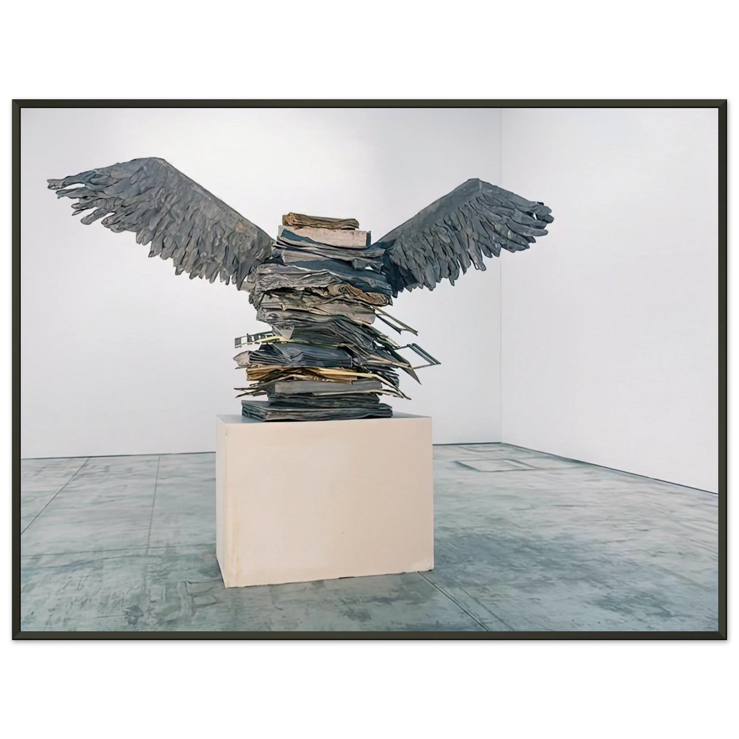 Anselm Kiefer THE LANGUAGE OF THE BIRDS 2013 Framed Art Print - Aluminum Frame - 40x50 cm / 16x20 inches