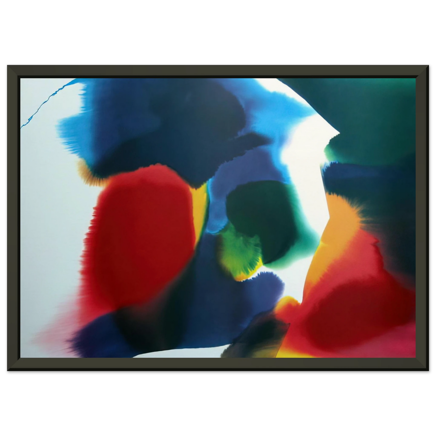 Paul Jenkins Phenomena Sherman Vortex Framed Art Print - Aluminum Frame - 40x50 cm / 16x20 inches