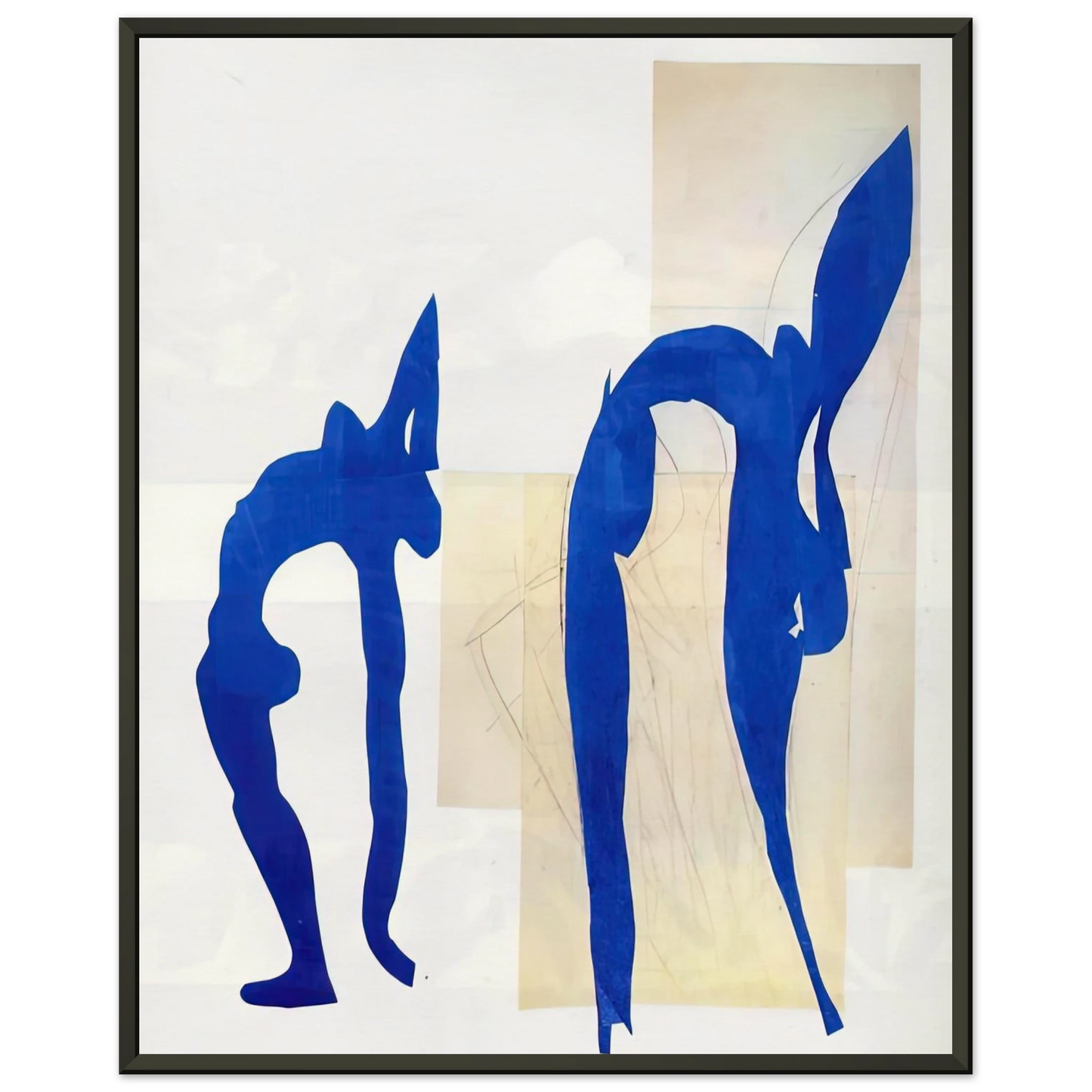 Henri Matisse BLUE NUDES Framed Art Print - Aluminum Frame - 70x100 cm / 28x40 inches