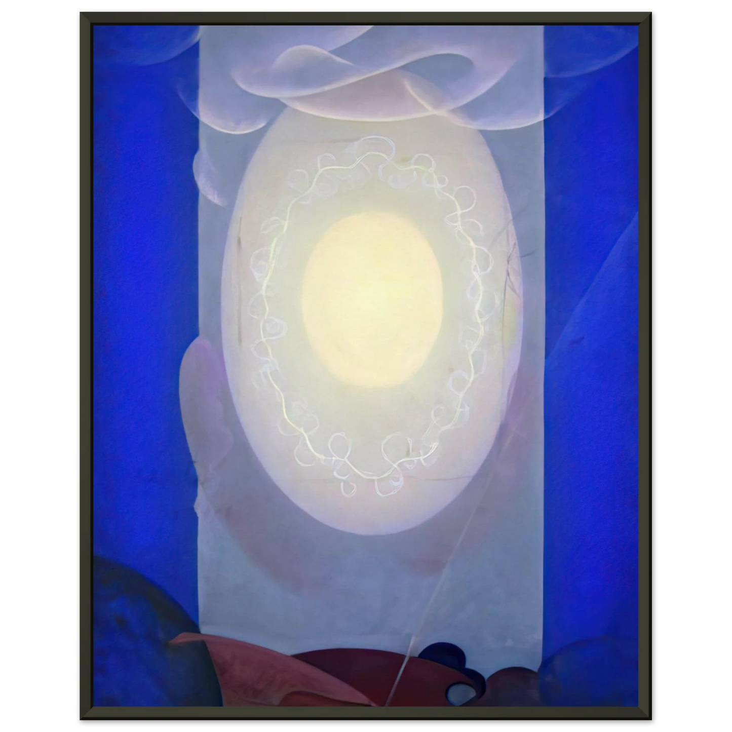 Agnes Lawrence Pelton Light Center 1961 Framed Art Print - Aluminum Frame - 40x50 cm / 16x20 inches