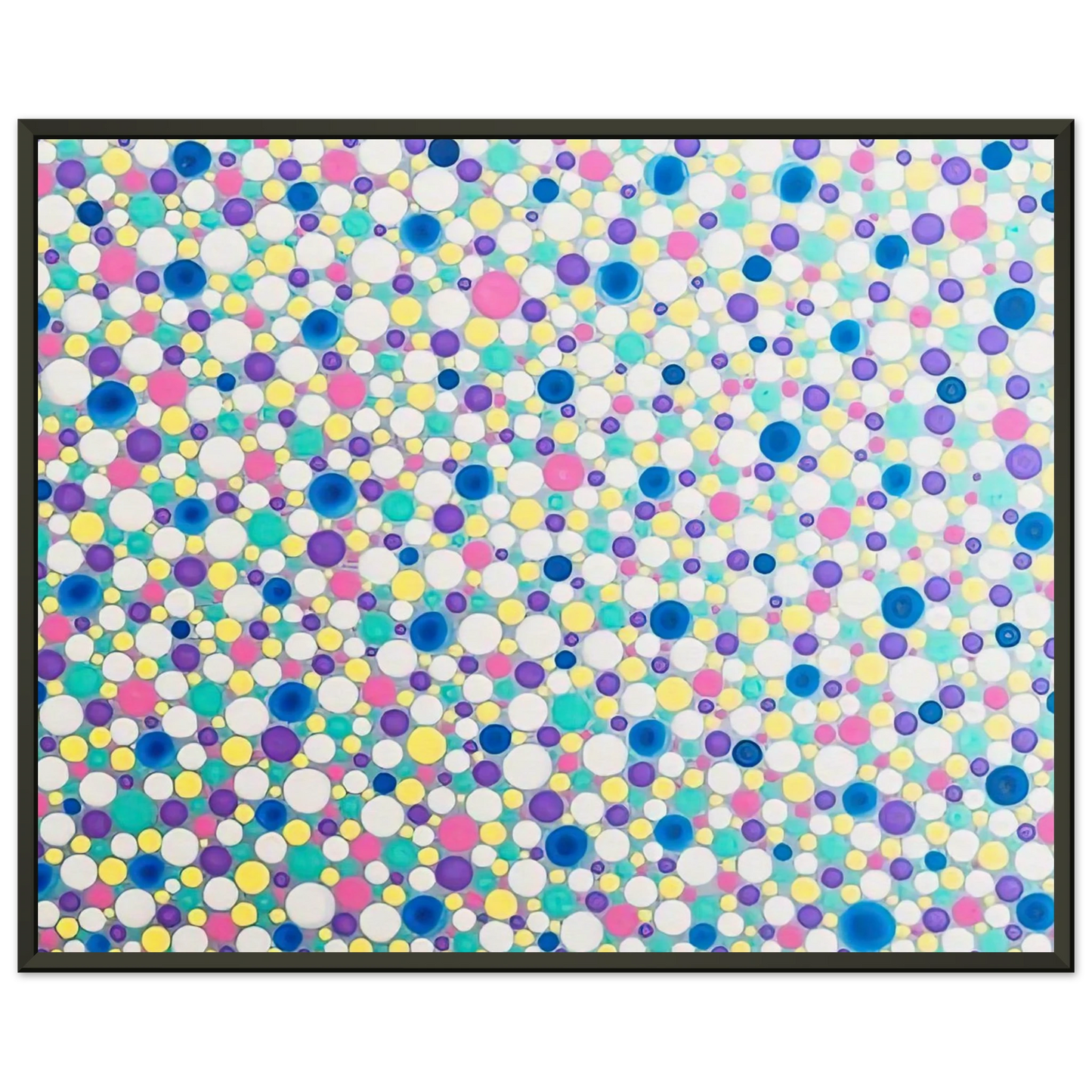 Yayoi Kusama DOTS 2004 Framed Art Print - Aluminum Frame - 70x100 cm / 28x40 inches