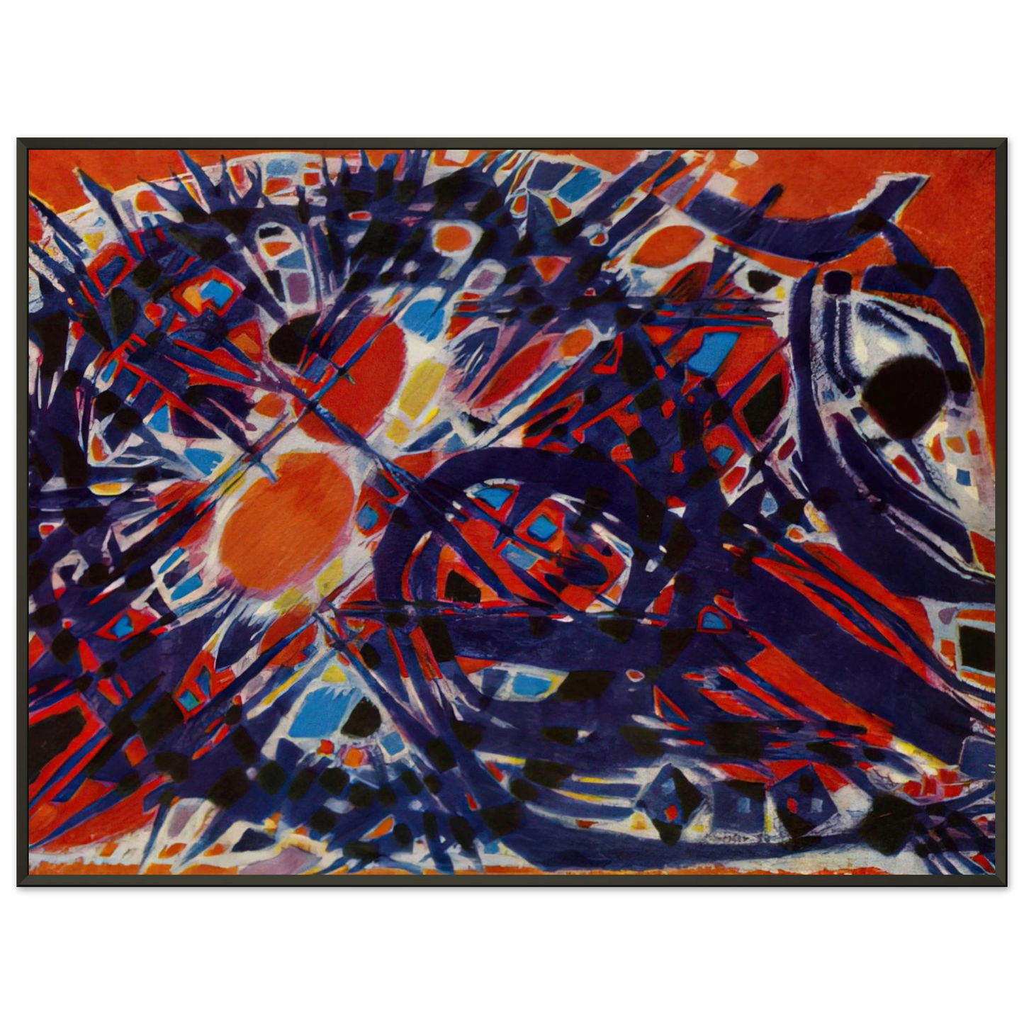 Alfred Manessier Couronne depines 1954 Framed Art Print - Aluminum Frame - 60x80 cm / 24x32 inches