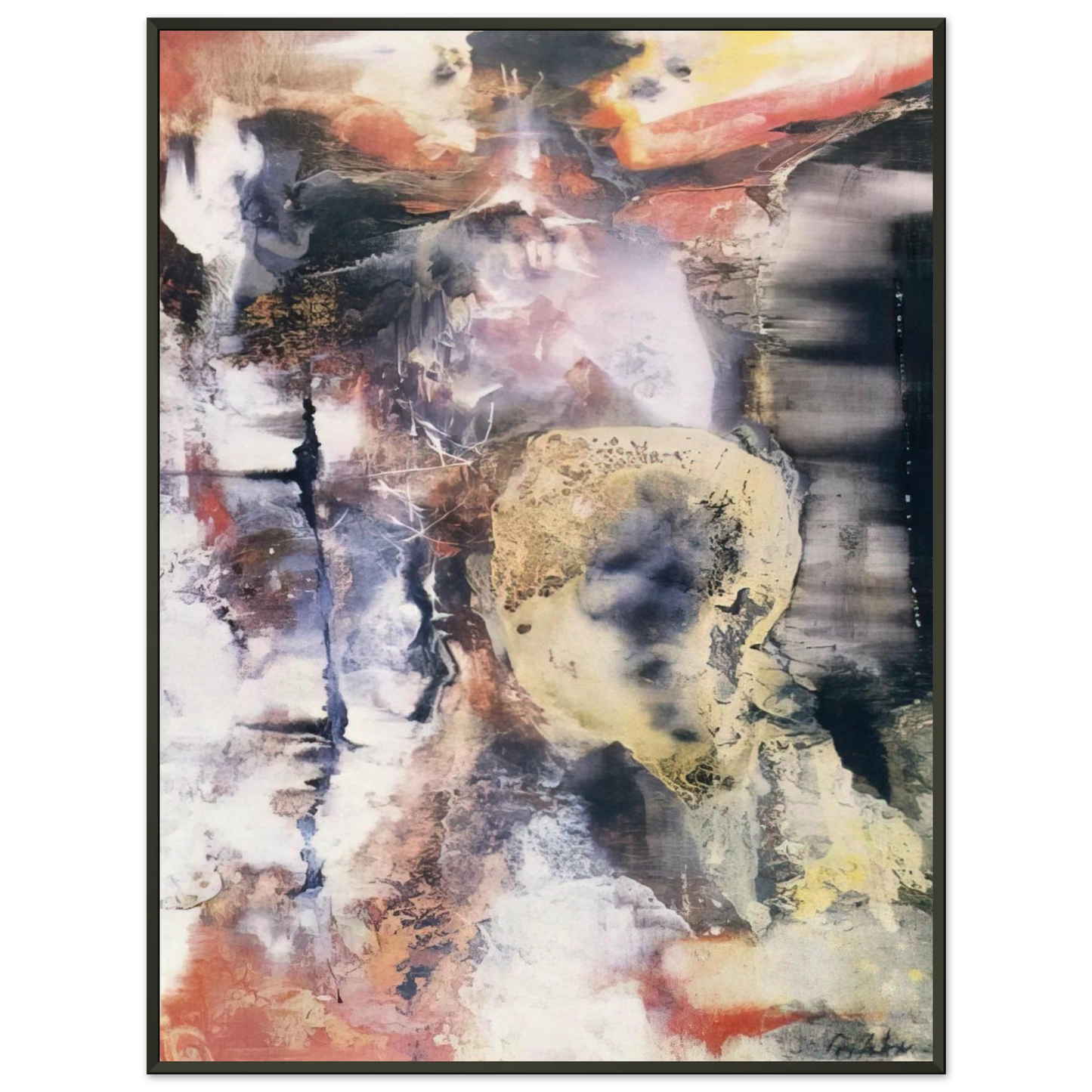 Paul Jenkins  The Archer Framed Art Print  - Aluminum Frame - 60x80 cm / 24x32 inches
