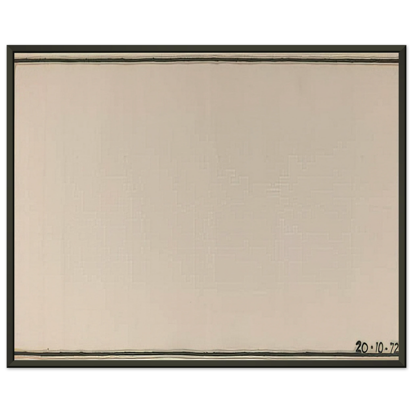 Bob Law Mr Paranoia VII 201072 No 106 1972 Framed Art Print - Aluminum Frame - 60x80 cm / 24x32 inches