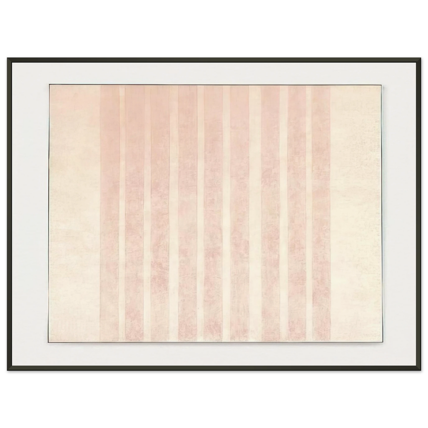 Agnes Martin Untitled 13 Framed Art Print - Aluminum Frame - 60x80 cm / 24x32 inches