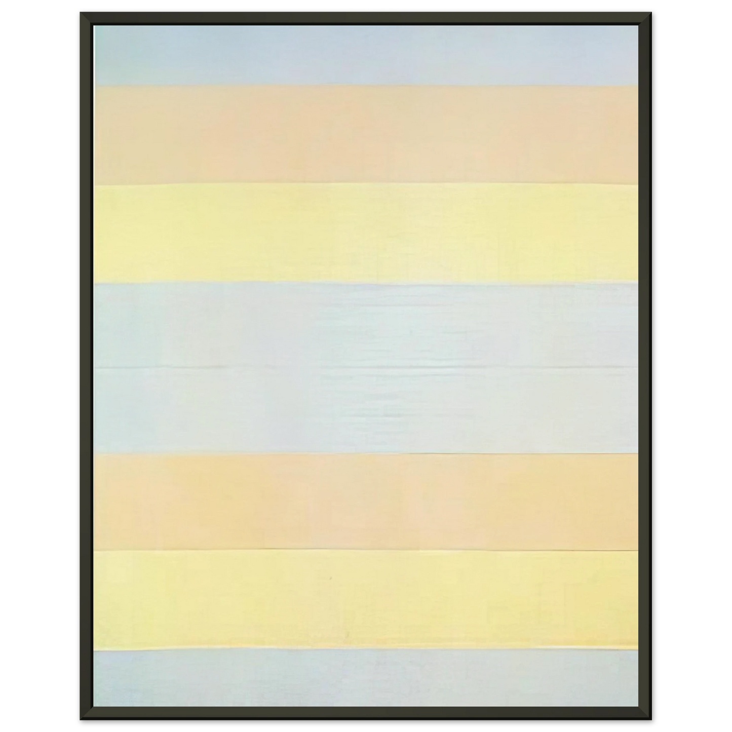Agnes Martin With My Back to the World Framed Art Print - Aluminum Frame - 40x50 cm / 16x20 inches