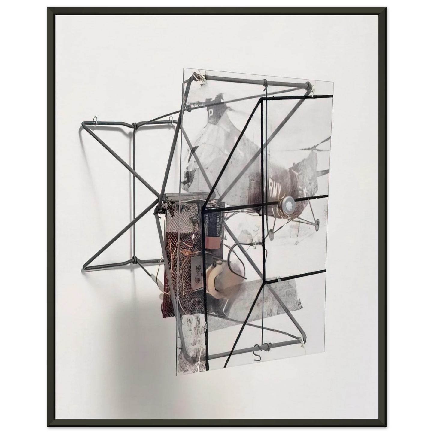 Robert Rauschenberg DRY CELL 1963 Framed Art Print - Aluminum Frame - 60x80 cm / 24x32 inches