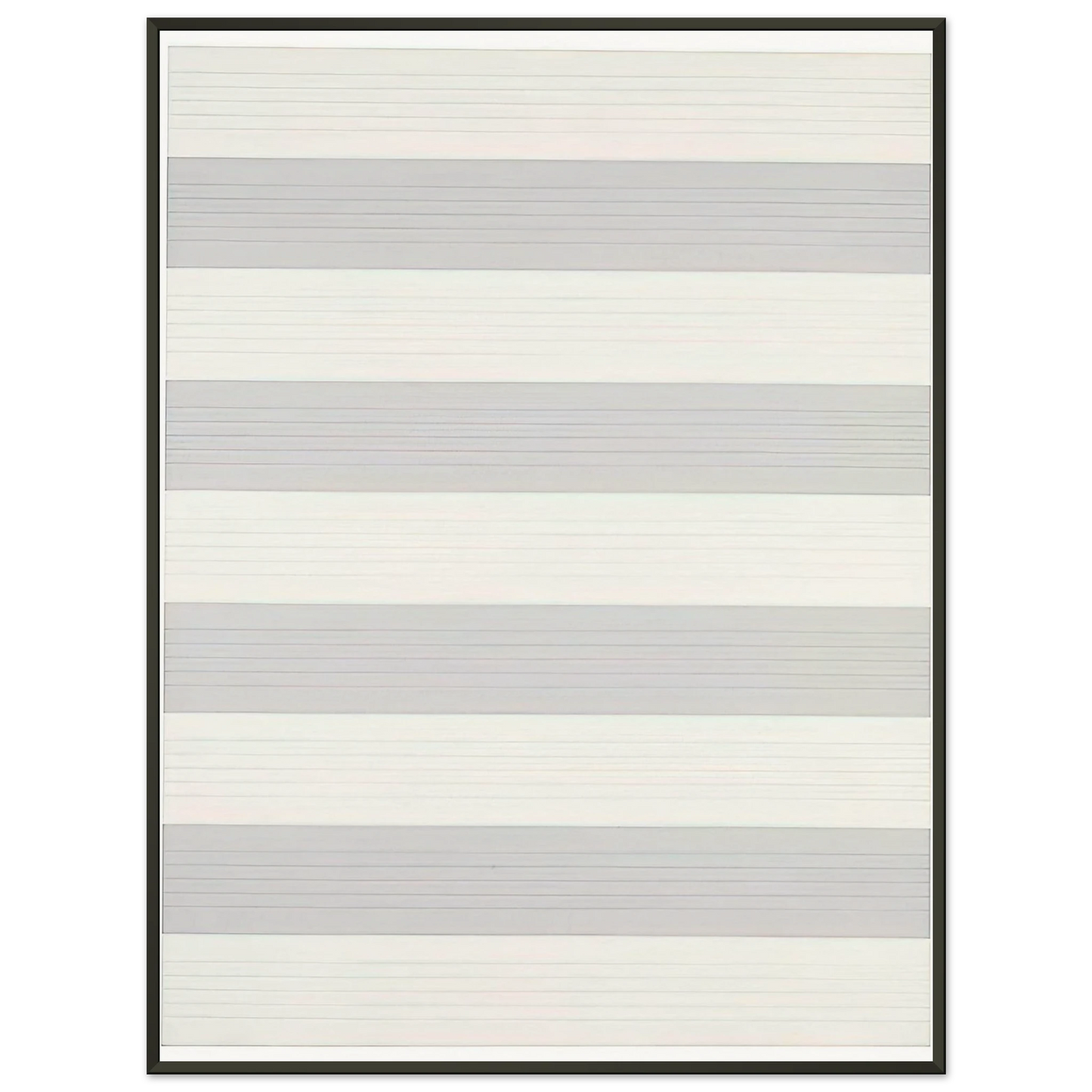 Agnes Martin Untitled 4 Framed Art Print - Aluminum Frame - 60x80 cm / 24x32 inches