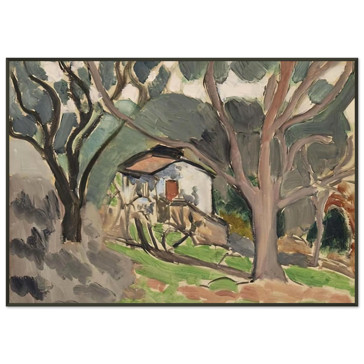 Henri Matisse LA MAISONNETTE 1919 Framed Art Print - Aluminum Frame - 21x29.7 cm / 8x12"