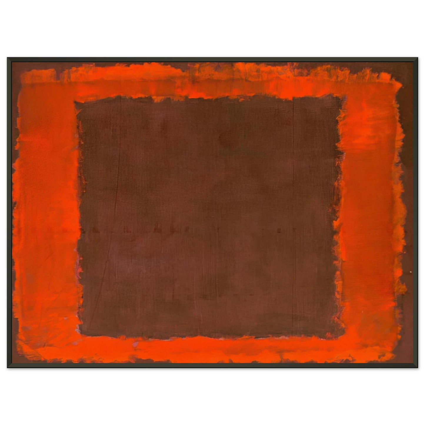 Mark Rothko Untitled Mural for End Wall 1959 Framed Art Print - Aluminum Frame - 60x80 cm / 24x32 inches