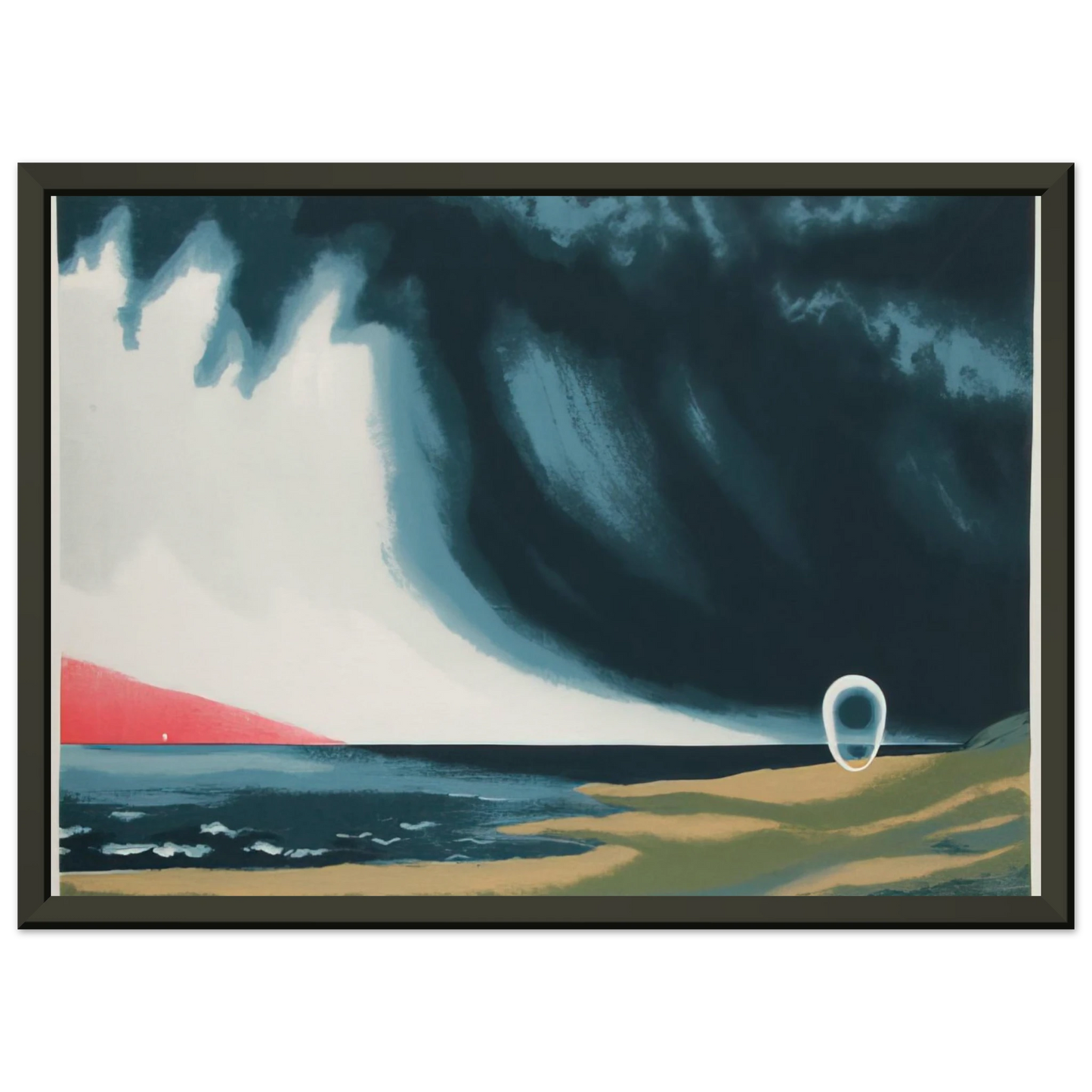 Clarence Holbrook Carter Eschatos 23 1977 Framed Art Print - Aluminum Frame - 70x100 cm / 28x40 inches