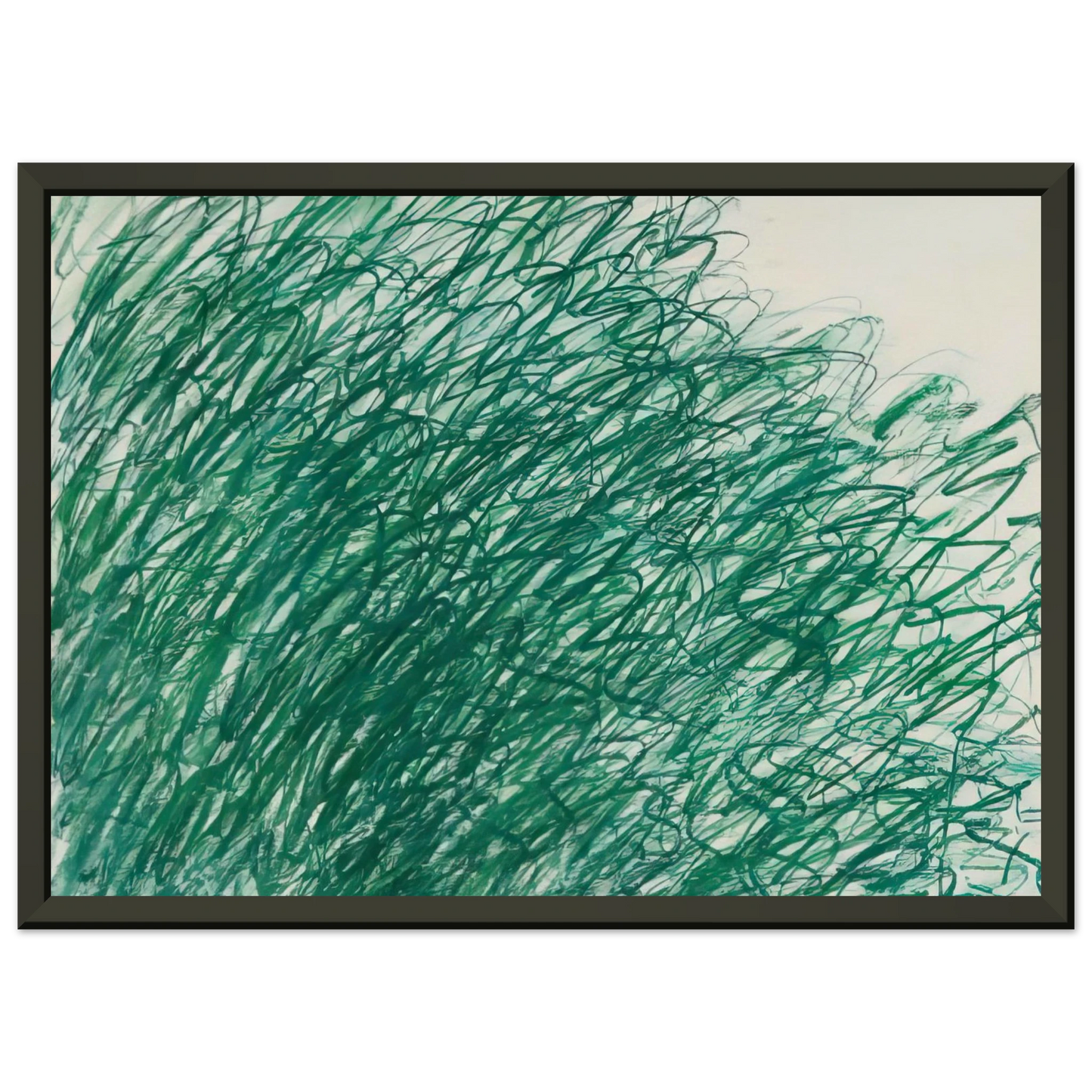 Cy Twombly Returning from Tonnicoda Framed Art Print - Aluminum Frame - 40x50 cm / 16x20 inches