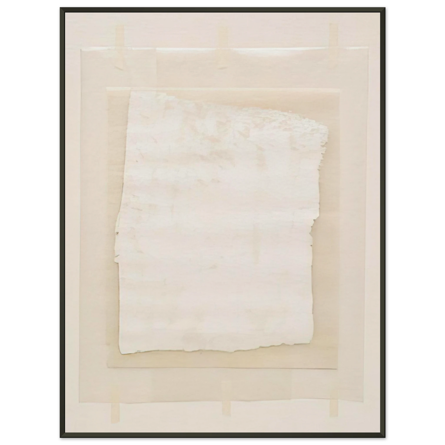 Robert Ryman Surface Veil Framed Art Print - Aluminum Frame - 70x100 cm / 28x40 inches