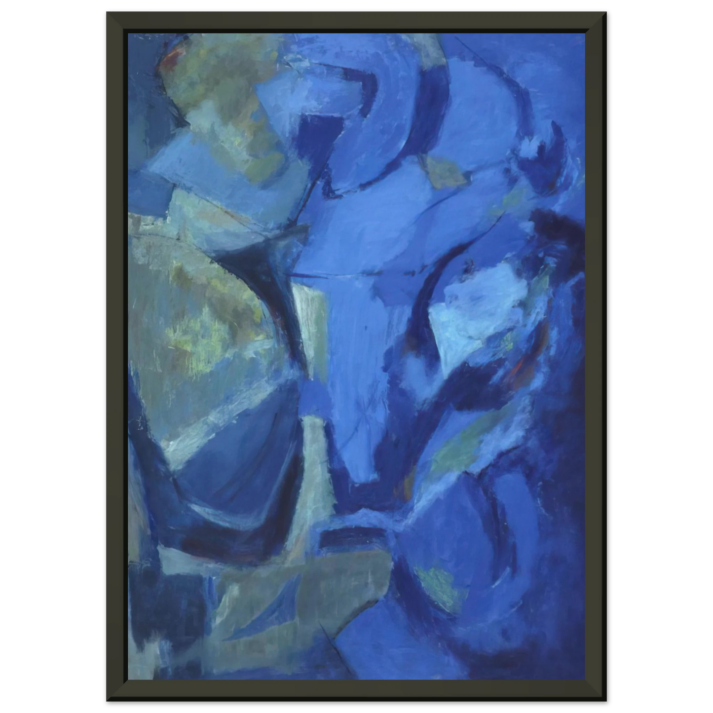 Alma Woodsey Thomas THE STORMY SEA 1958 Framed Art Print - Aluminum Frame - 60x80 cm / 24x32 inches