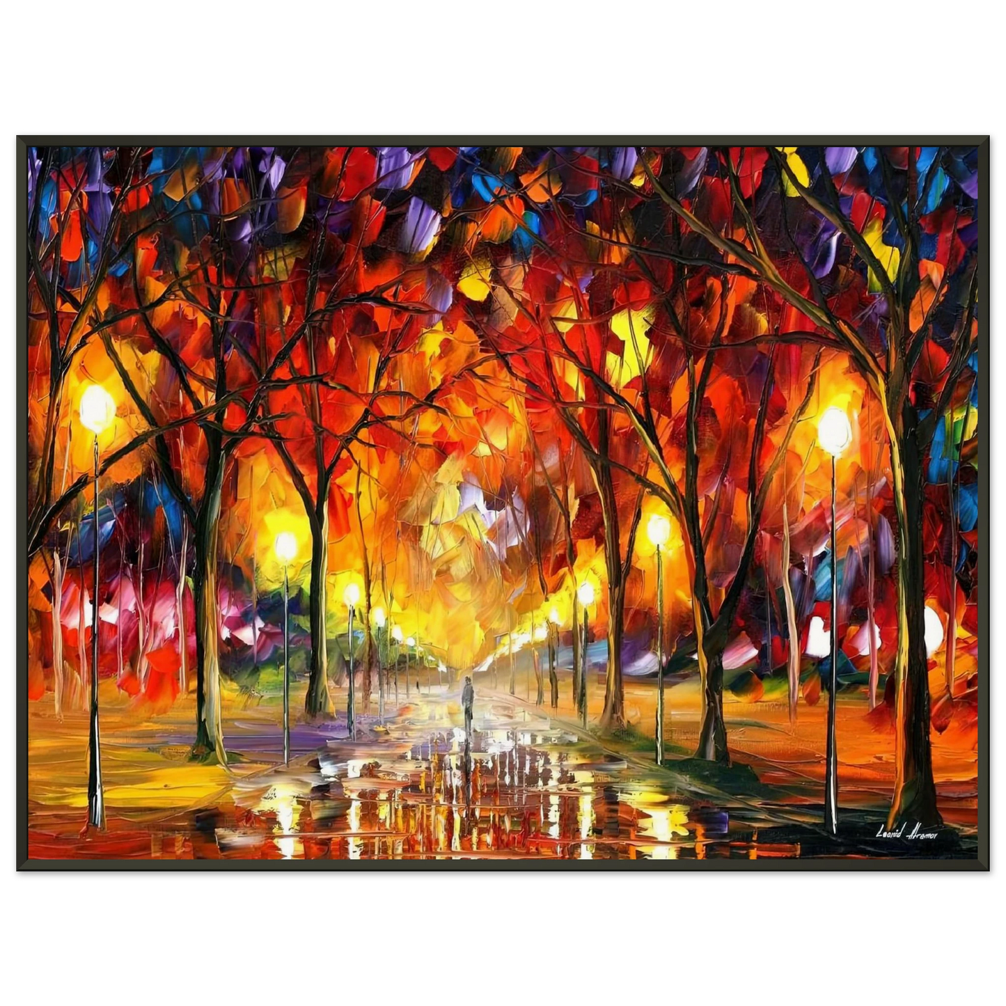 Leonid Afremov Leonid Afremov Framed Art Print - Aluminum Frame - 60x80 cm / 24x32 inches