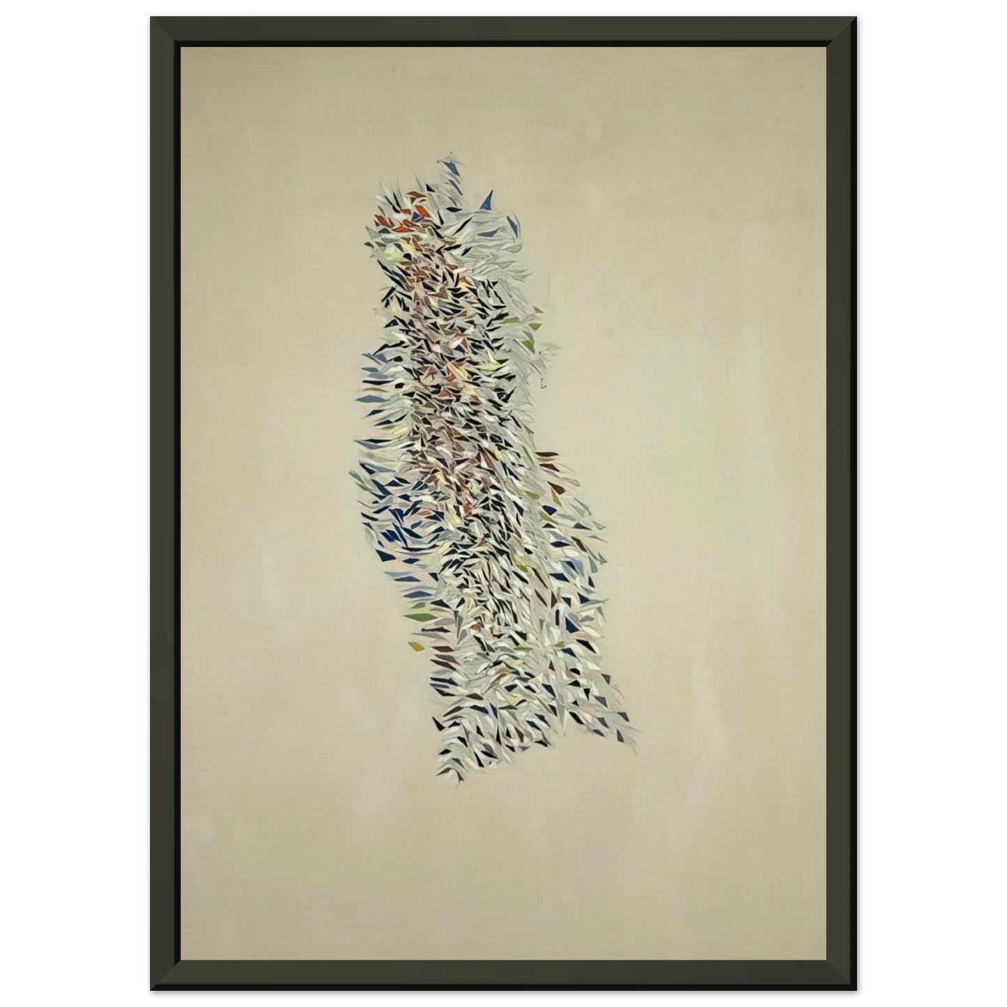 Robert Goodnough Process Development 1972 Framed Art Print - Aluminum Frame - 60x80 cm / 24x32 inches