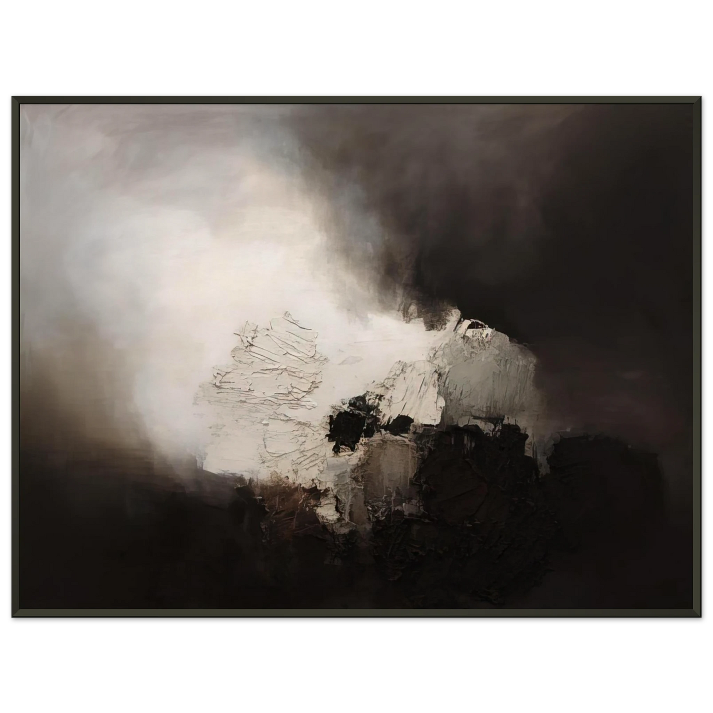 Luis Feito 165 1960 Framed Art Print - Aluminum Frame - 70x100 cm / 28x40 inches
