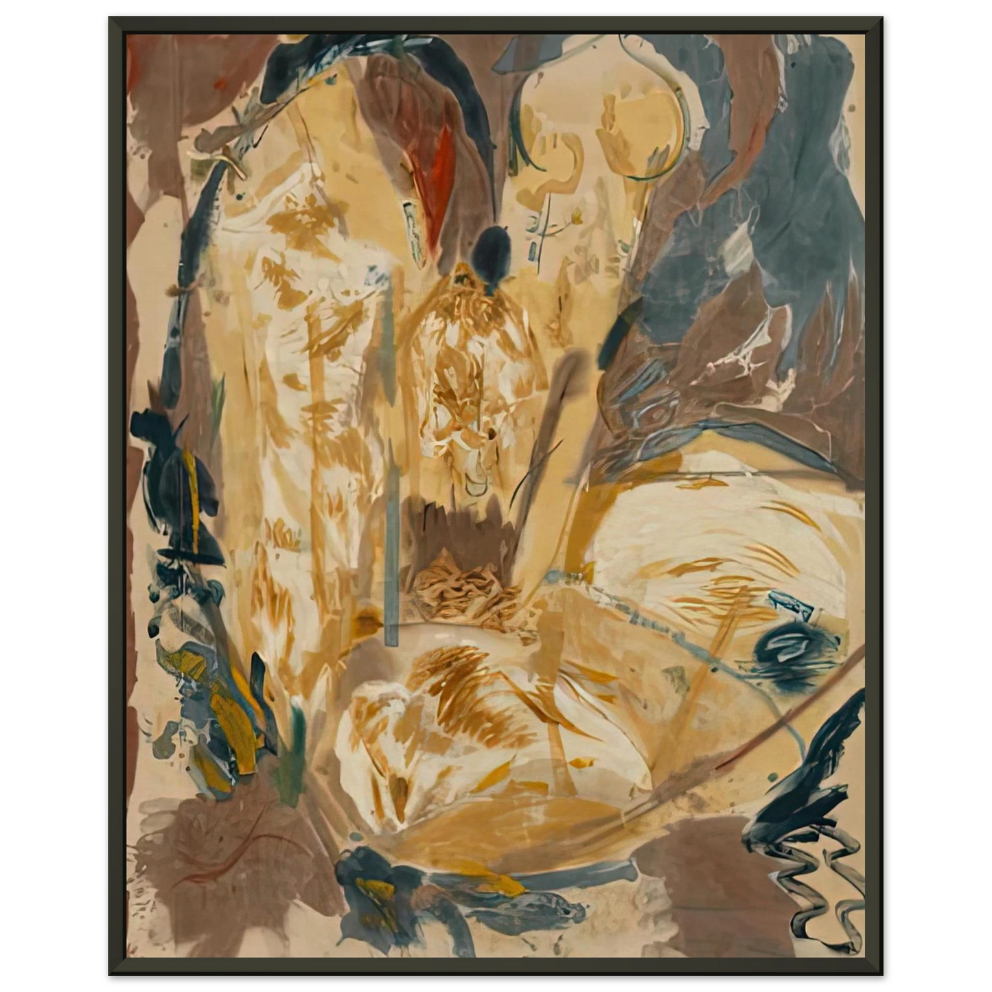Helen Frankenthaler  Giralda 1956 Framed Art Print  - Aluminum Frame - 40x50 cm / 16x20 inches