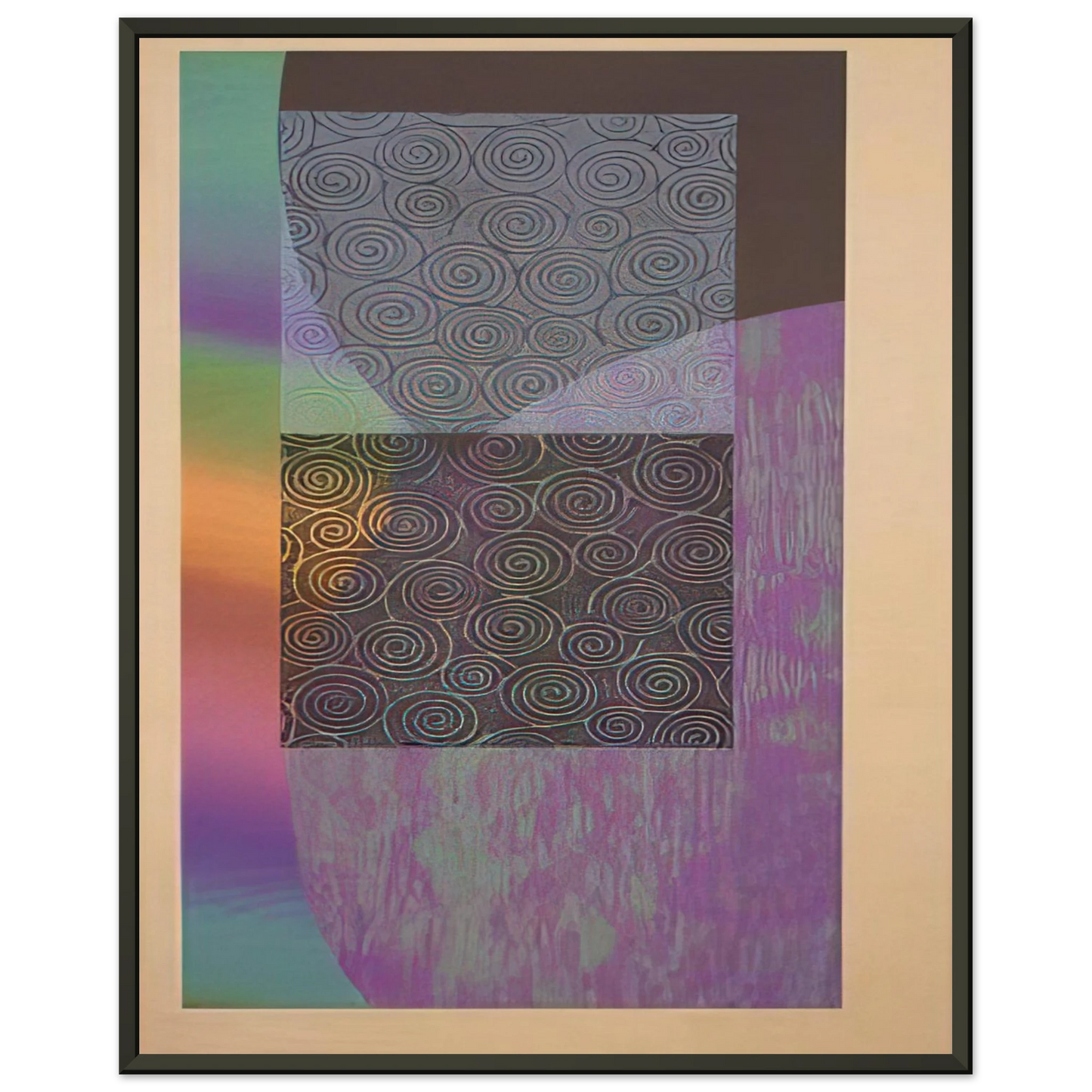 Sam Gilliam Recitals Framed Art Print - Aluminum Frame - 60x80 cm / 24x32 inches