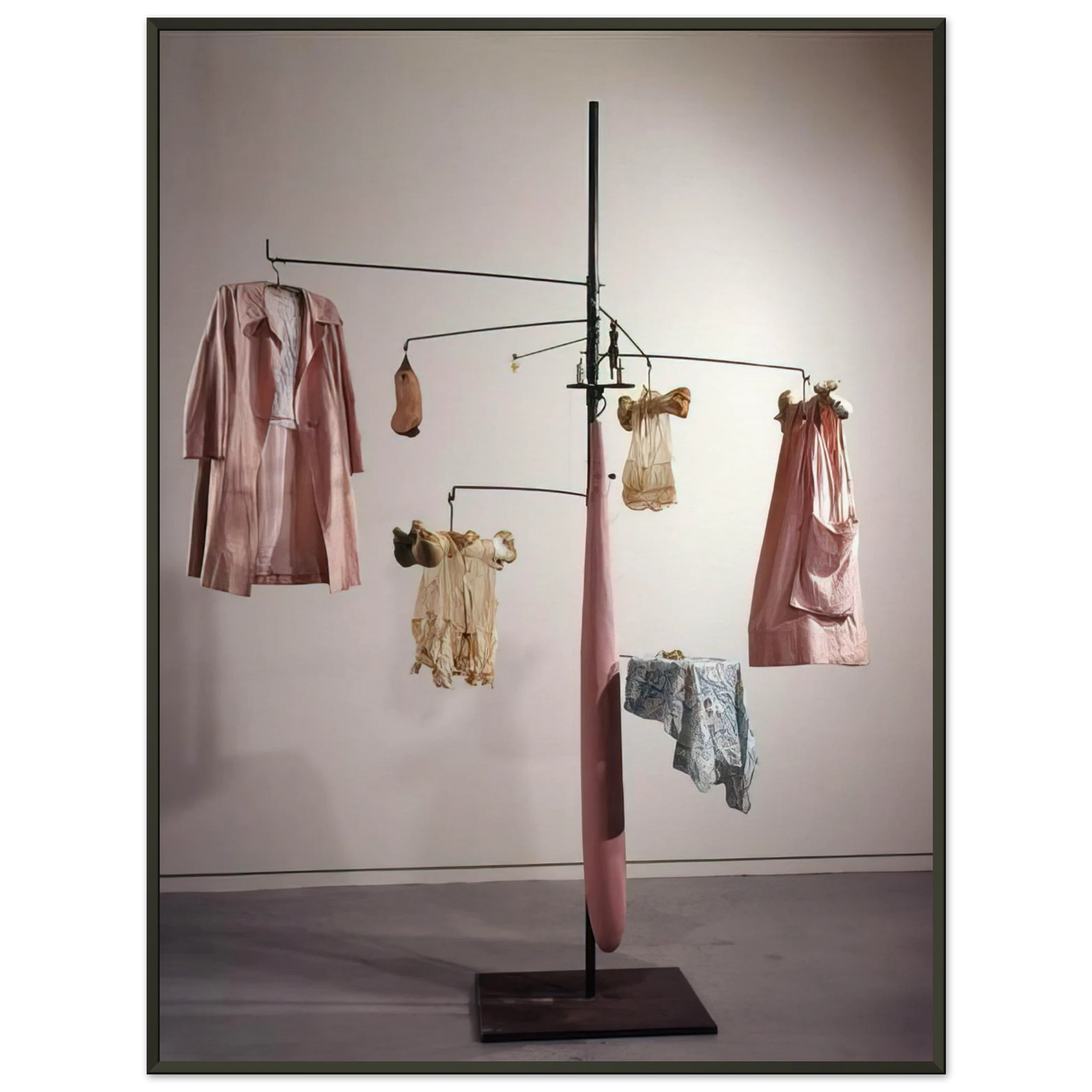 Louise Bourgeois PINK DAYS AND BLUE DAYS 1997 Framed Art Print - Aluminum Frame - 70x100 cm / 28x40 inches