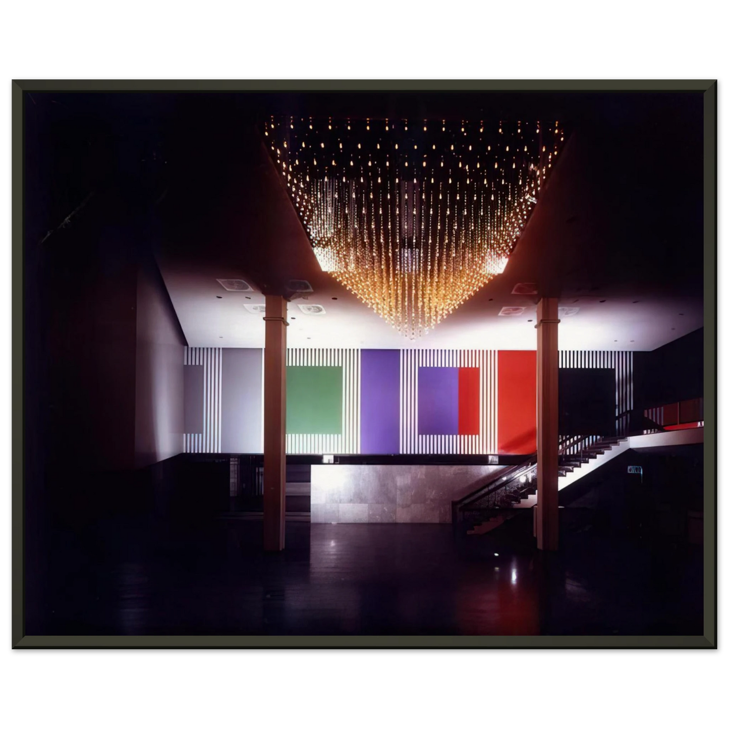 Daniel Buren Double Rhythm 1991 Framed Art Print - Aluminum Frame - 70x100 cm / 28x40 inches
