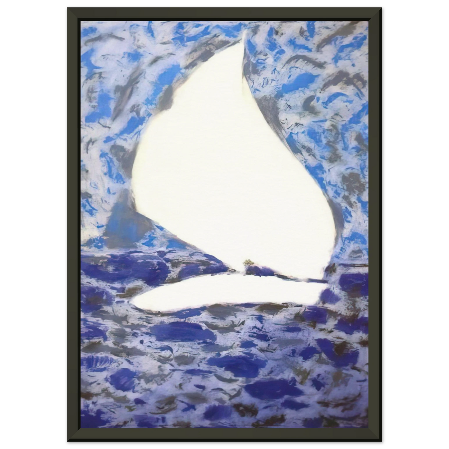 Milton Avery Sail 1958 Framed Art Print - Aluminum Frame - 40x50 cm / 16x20 inches