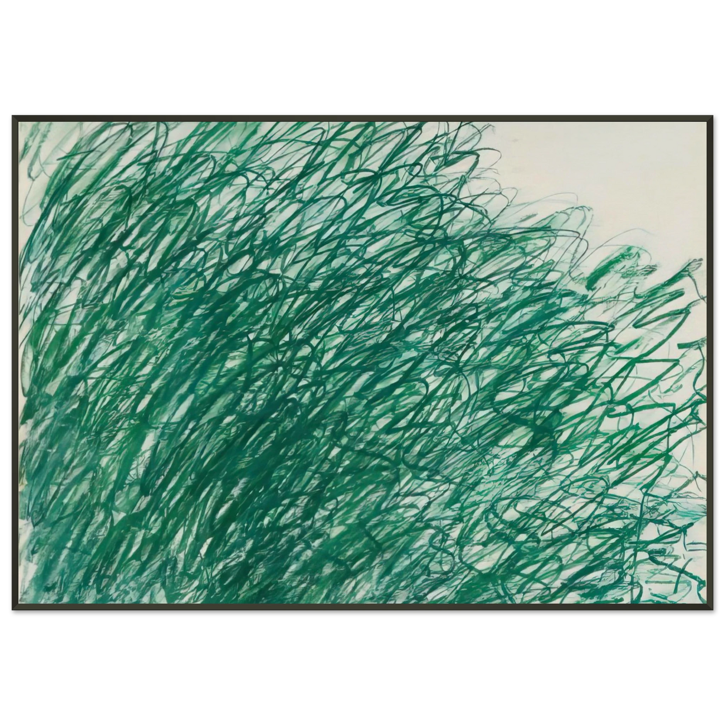 Cy Twombly Returning from Tonnicoda Framed Art Print - Aluminum Frame - 21x29.7 cm / 8x12"