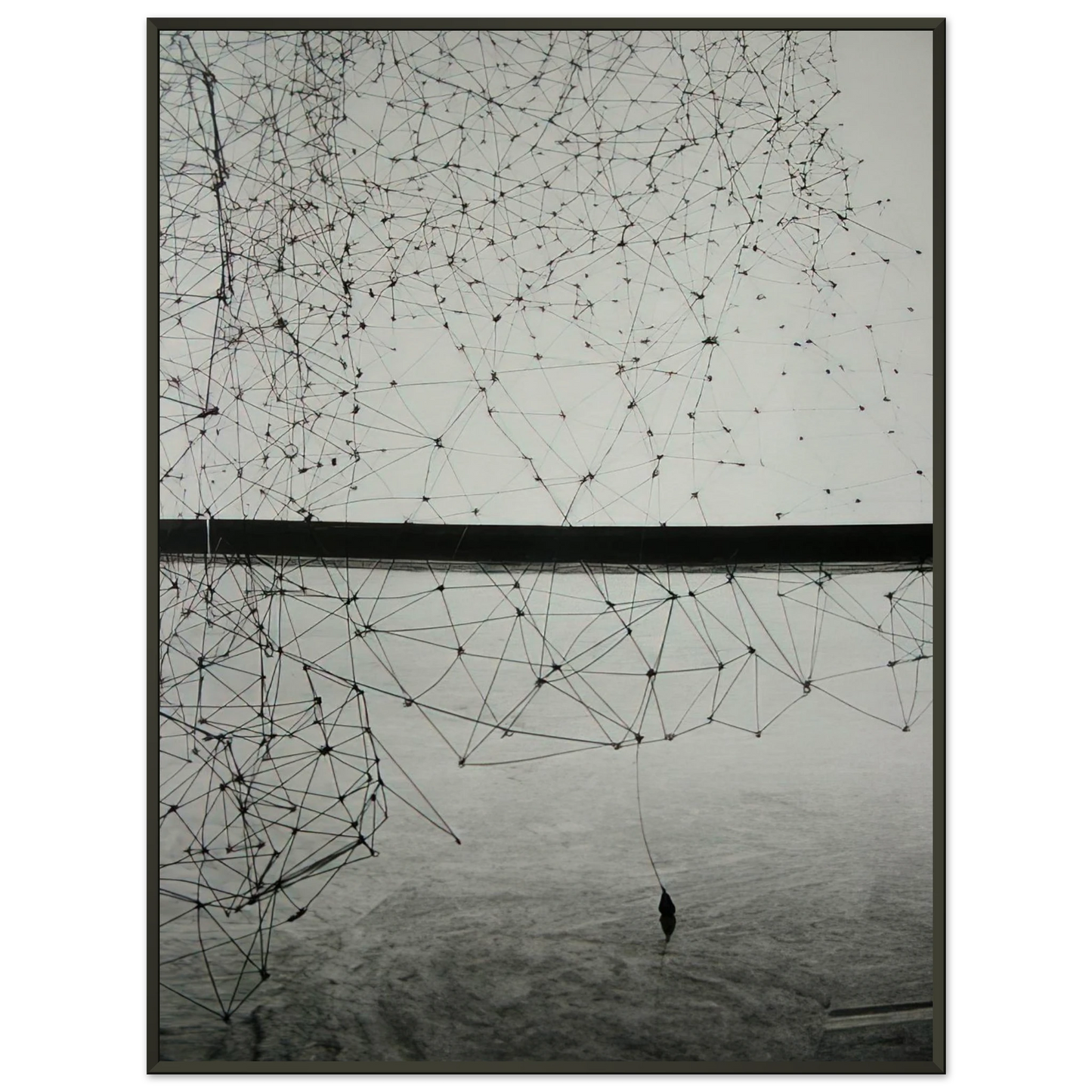 Gego Reticularea 1969 Framed Art Print - Aluminum Frame - 70x100 cm / 28x40 inches