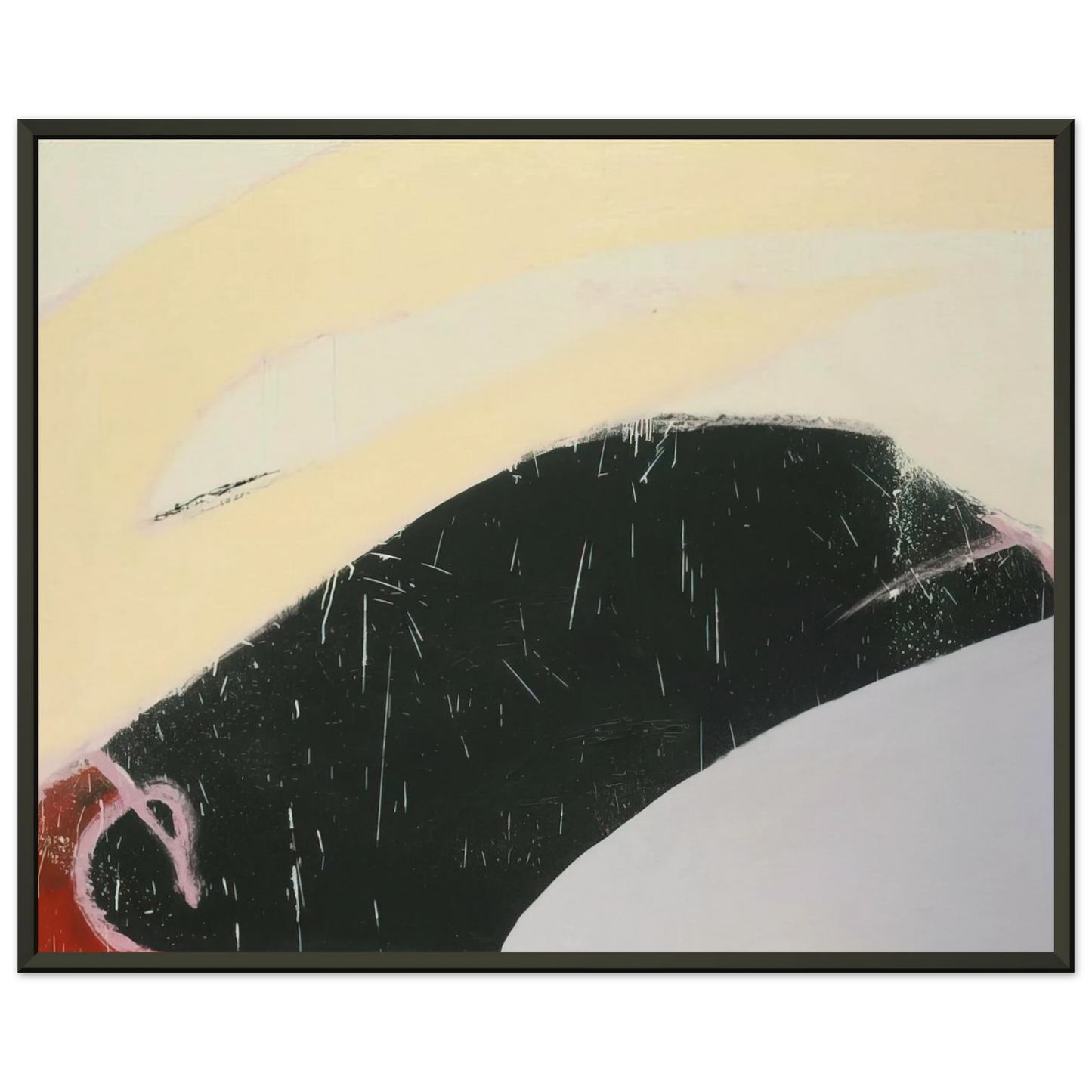 Norman Bluhm Acheron 1971 Framed Art Print - Aluminum Frame - 70x100 cm / 28x40 inches