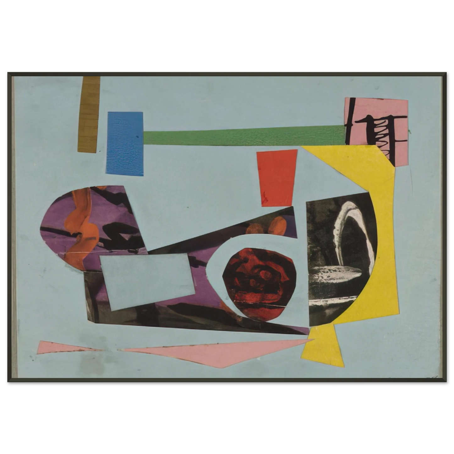 Ad Reinhardt Study for a Painting 1938 Framed Art Print - Aluminum Frame - 21x29.7 cm / 8x12"