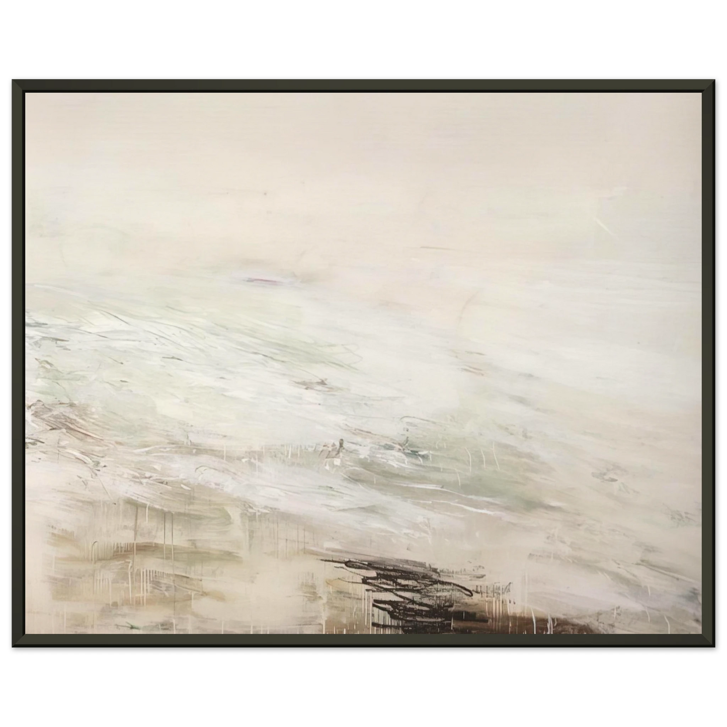 Cy Twombly Hero and Leandro A Painting in Four Parts Part II Framed Art Print - Aluminum Frame - 70x100 cm / 28x40 inches