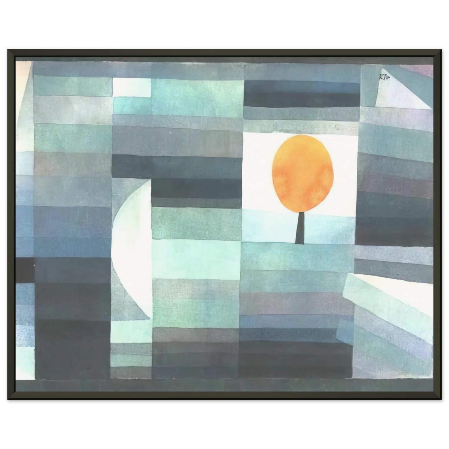 Paul Klee THE MESSENGER OF AUTUMN 1922 Framed Art Print - Aluminum Frame - 60x80 cm / 24x32 inches