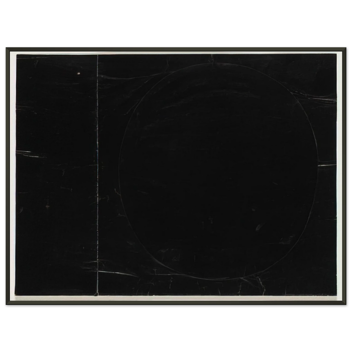 Ellsworth Kelly Black on Black Framed Art Print - Aluminum Frame - 40x50 cm / 16x20 inches
