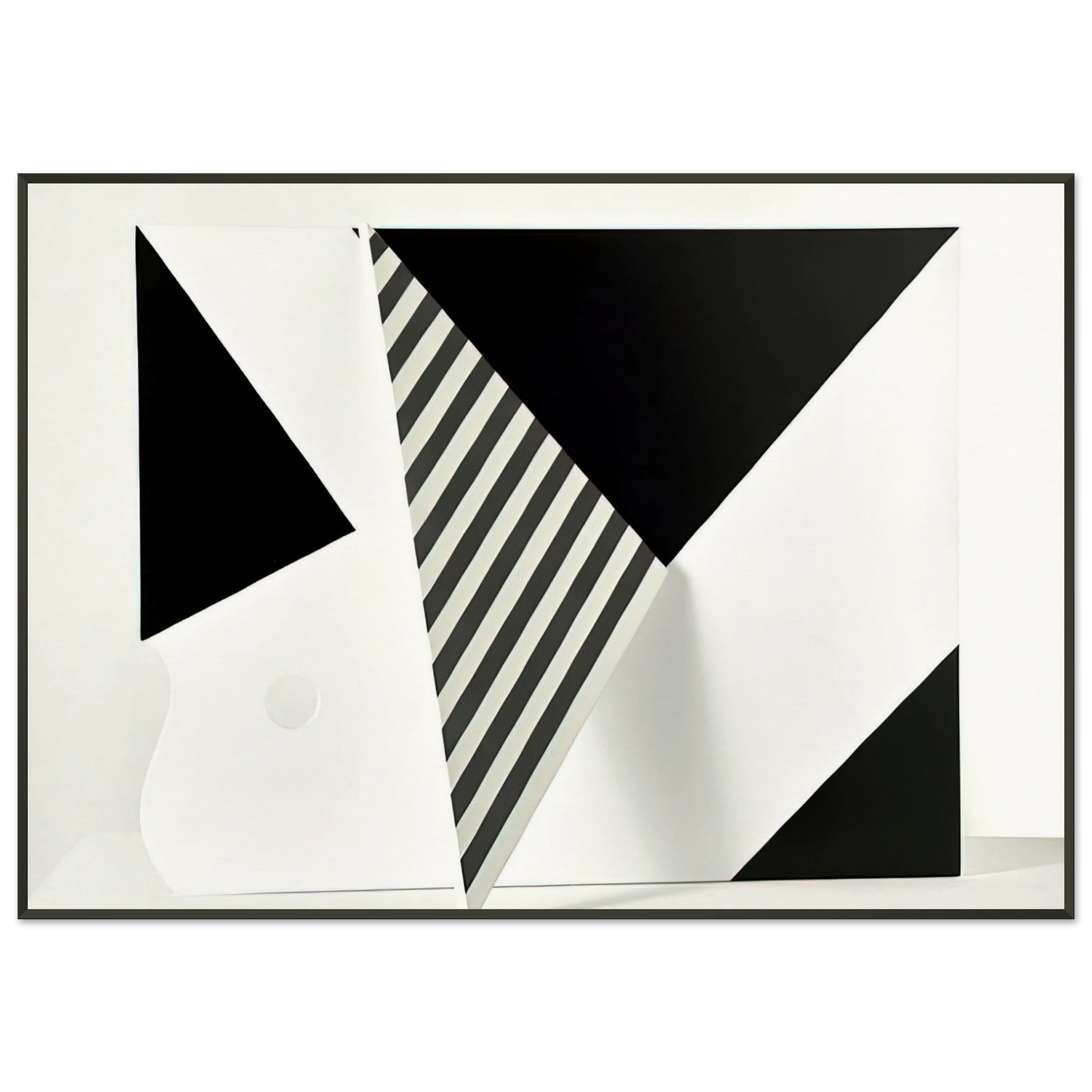Omar Rayo Untitled 2009 Framed Art Print - Aluminum Frame - 21x29.7 cm / 8x12"