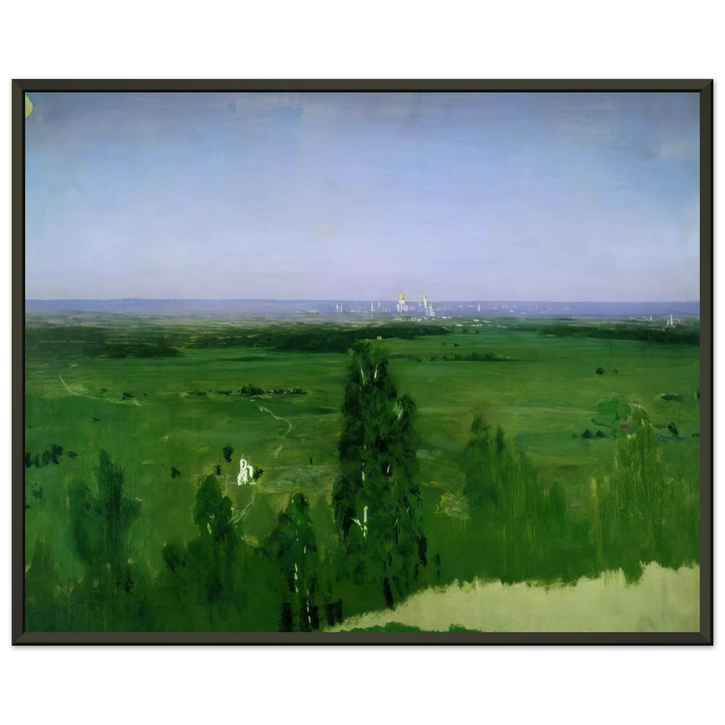 Arkhyp Kuindzhi View on Moscow from Sparrow Hills Framed Art Print - Aluminum Frame - 70x100 cm / 28x40 inches