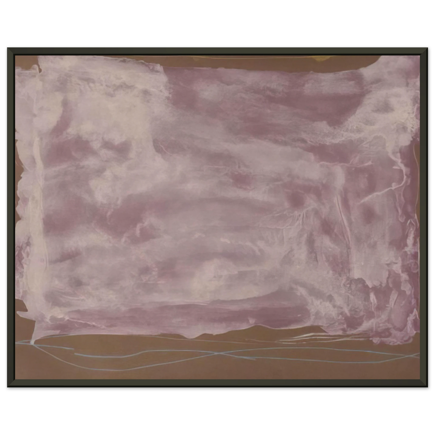 Helen Frankenthaler Soho Dreams 1987 Framed Art Print - Aluminum Frame - 40x50 cm / 16x20 inches